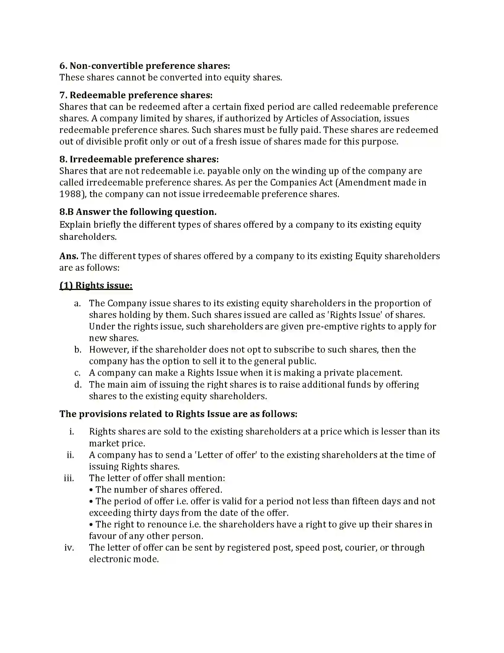 Maharashtra Board Class 12th 2025 Secretarial Practice Set 1 Sample Paper 19