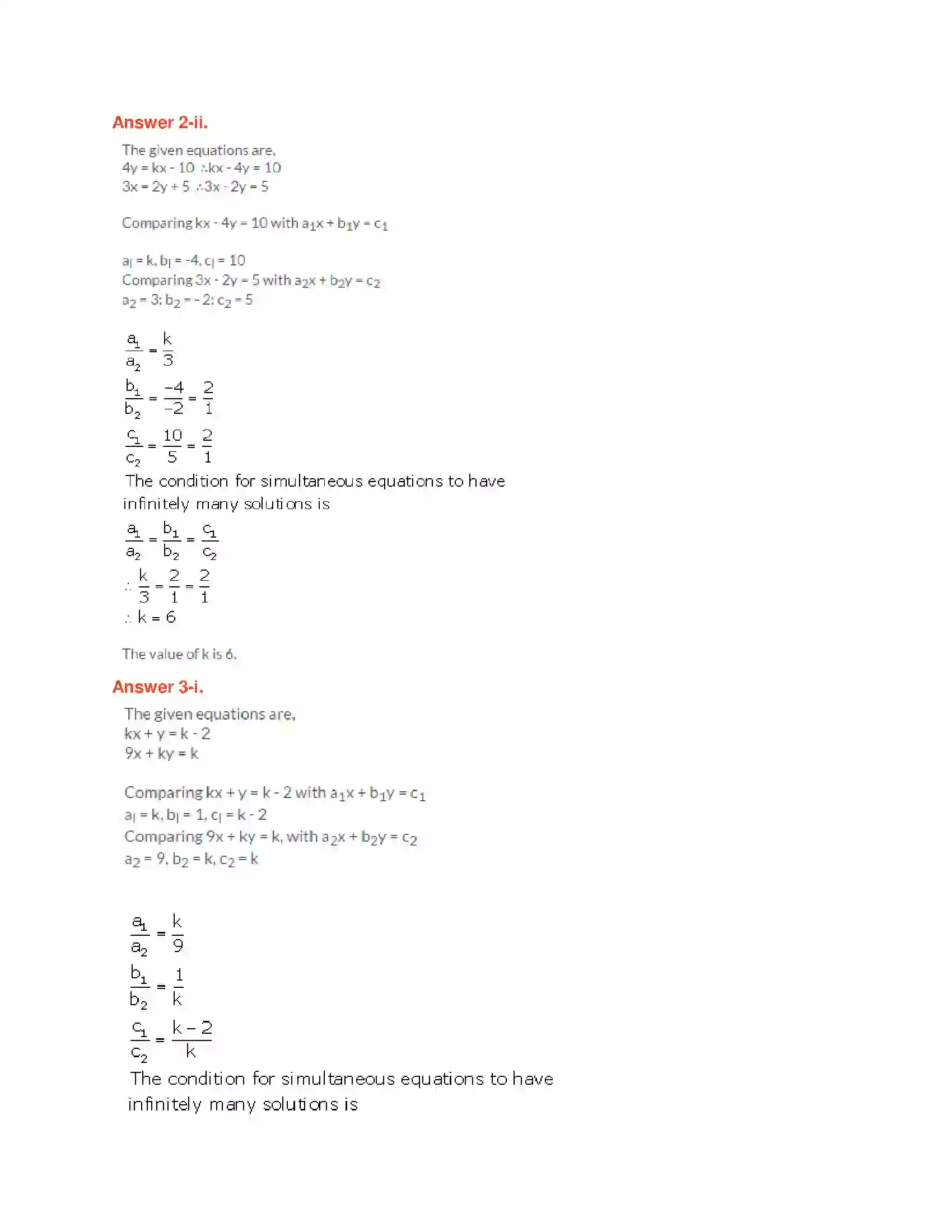 Maharashtra Board Class 10th Algebra - English Medium Linear Equations in Two Variables Solution 15