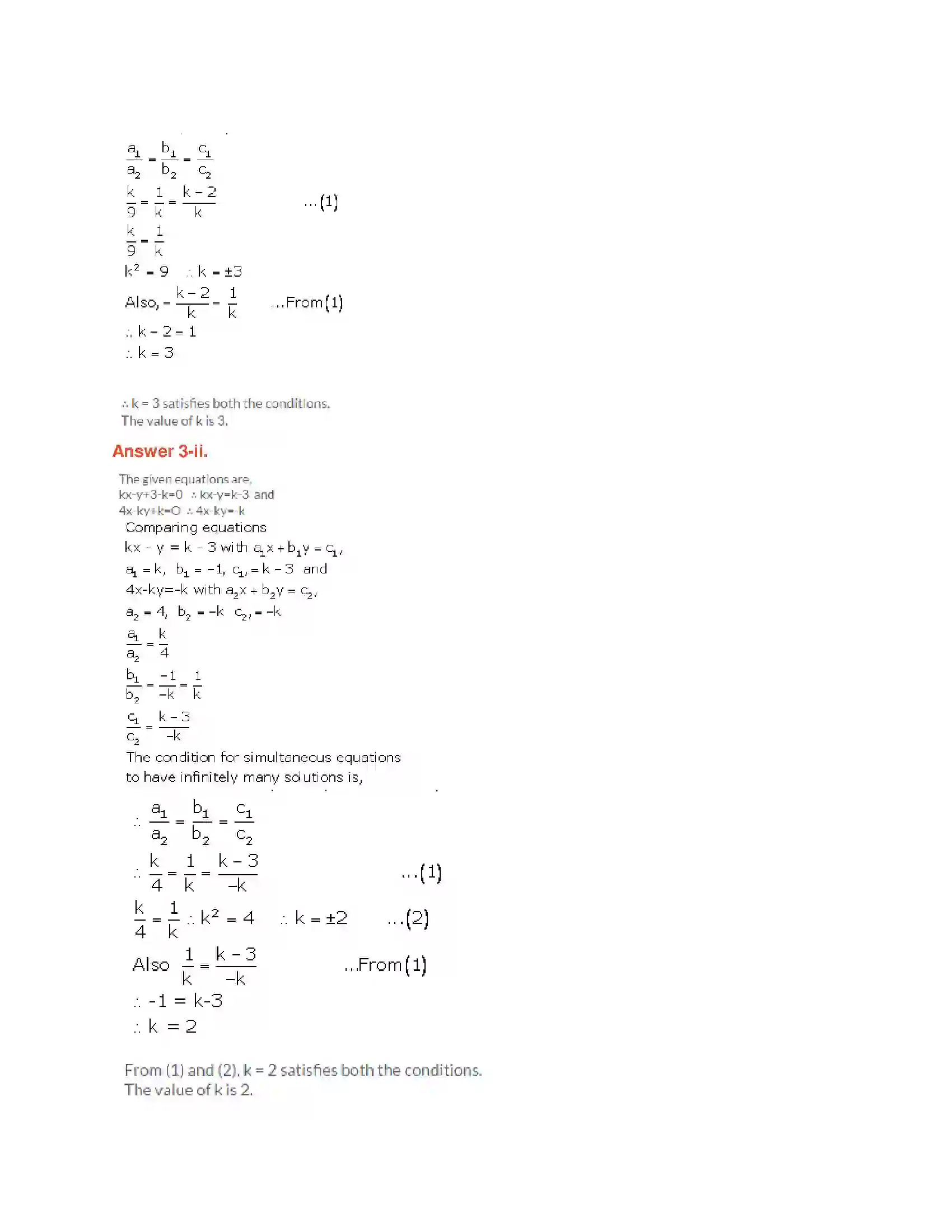 Maharashtra Board Class 10th Algebra - English Medium Linear Equations in Two Variables Solution 16