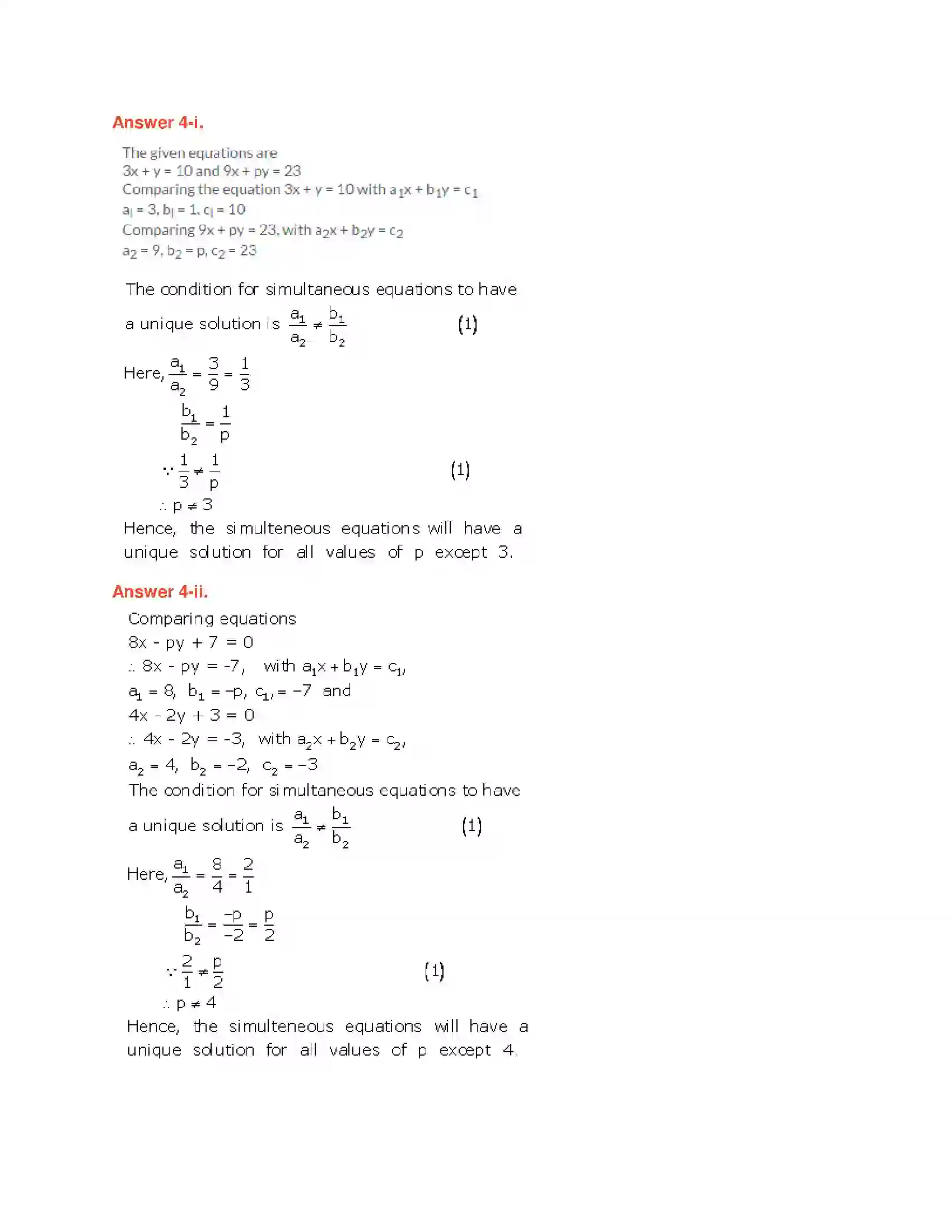Maharashtra Board Class 10th Algebra - English Medium Linear Equations in Two Variables Solution 17