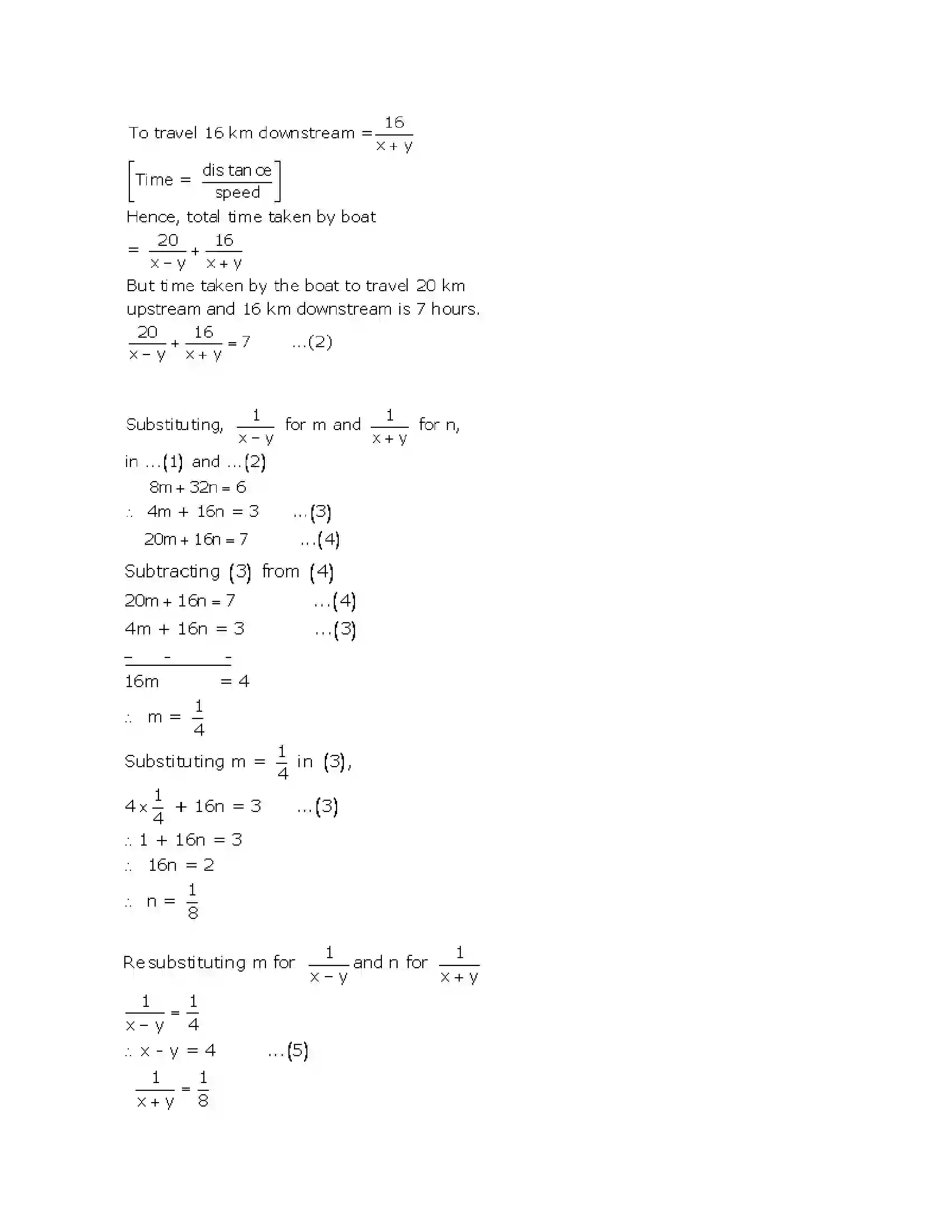 Maharashtra Board Class 10th Algebra - English Medium Linear Equations in Two Variables Solution 28