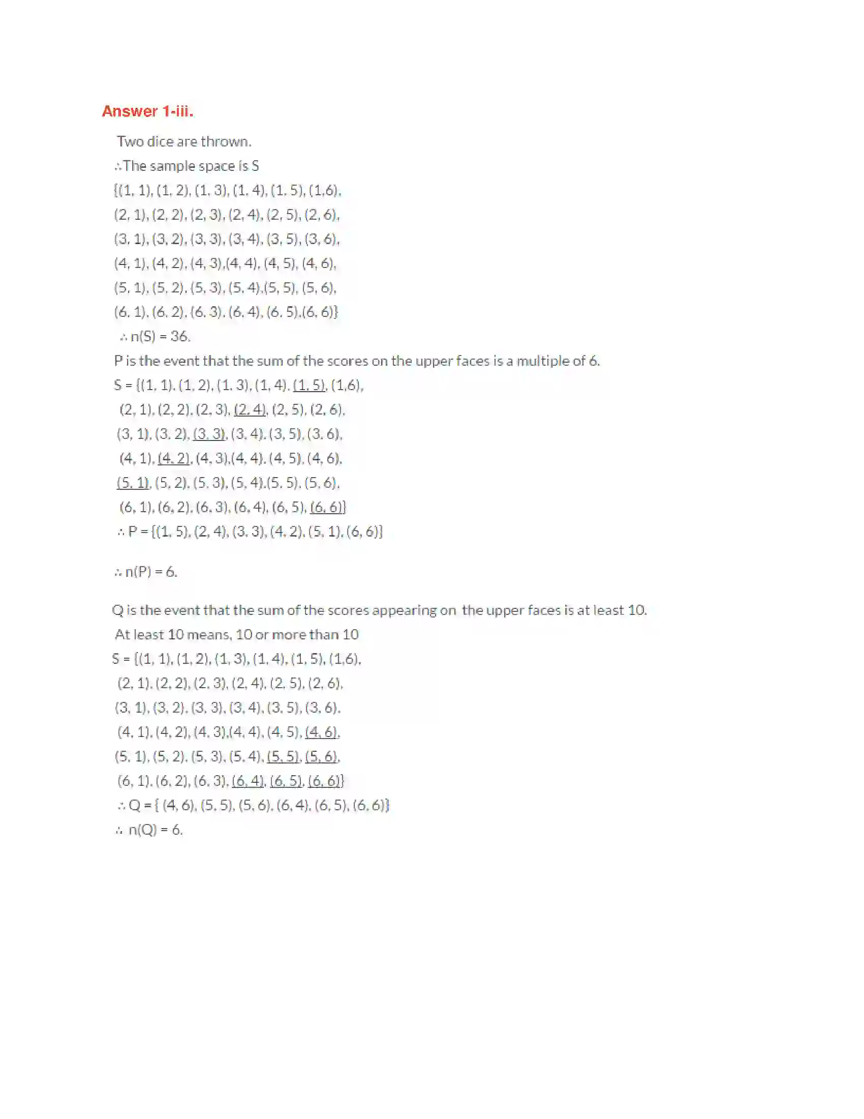 Maharashtra Board Class 10th Algebra - English Medium Probability Solution 3