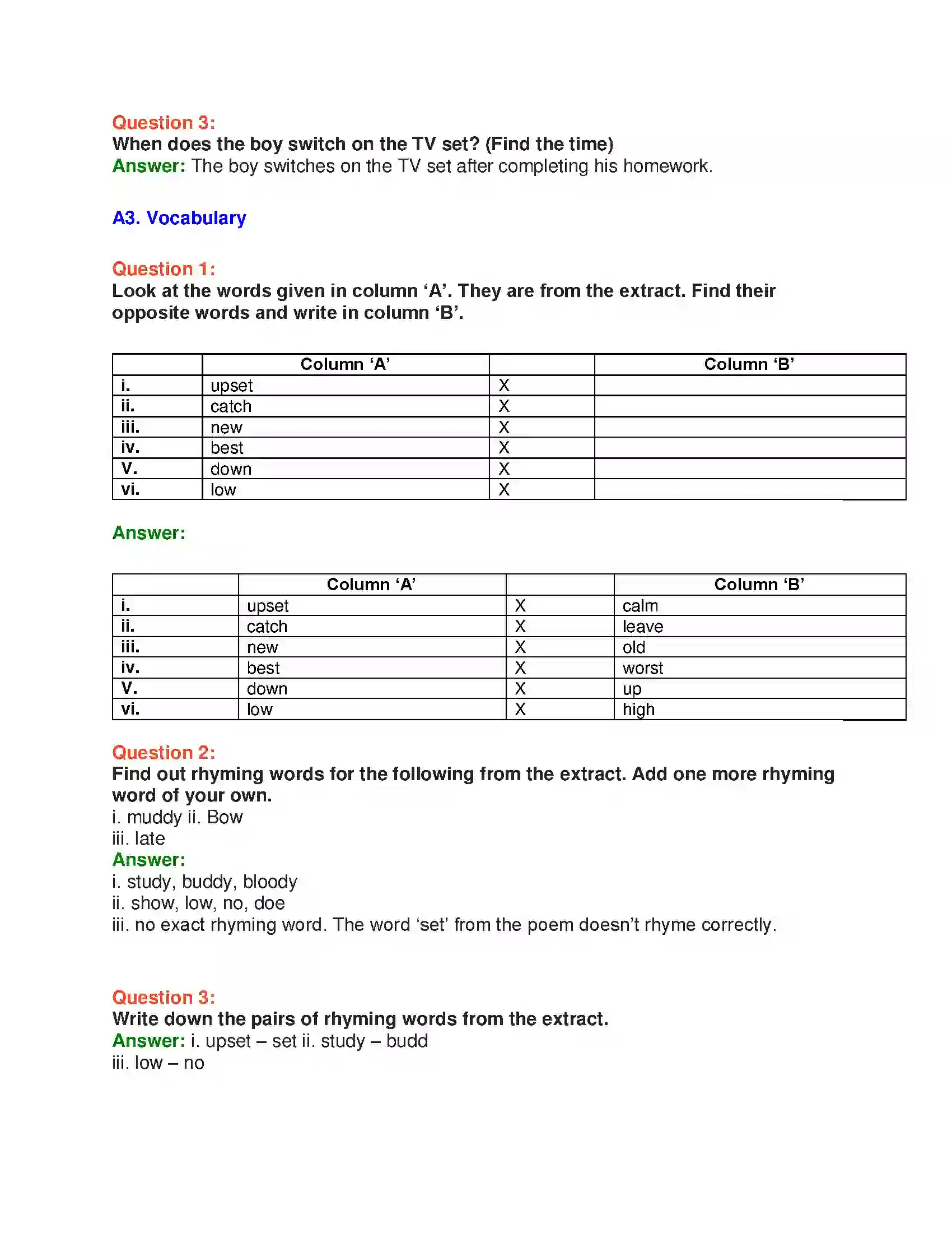 Maharashtra Board Class 10th English 1.1 Turn Off the T.V.! - Wit & Humour Solution 5
