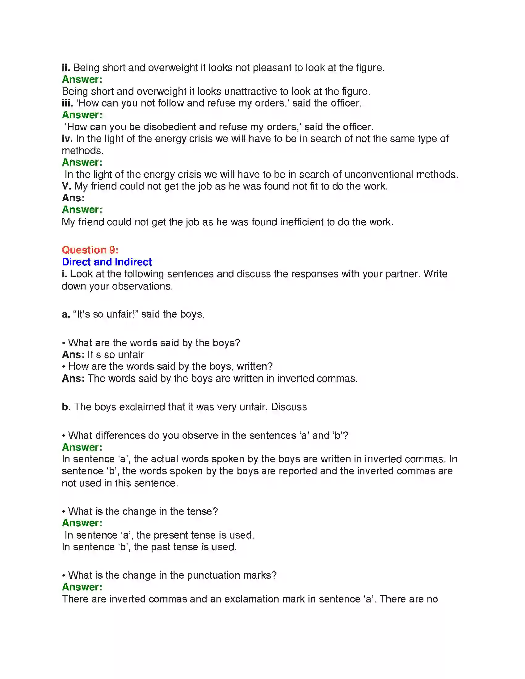 Maharashtra Board Class 10th English 1.2 The Rats’ Feast - Wit & Humour Solution 23
