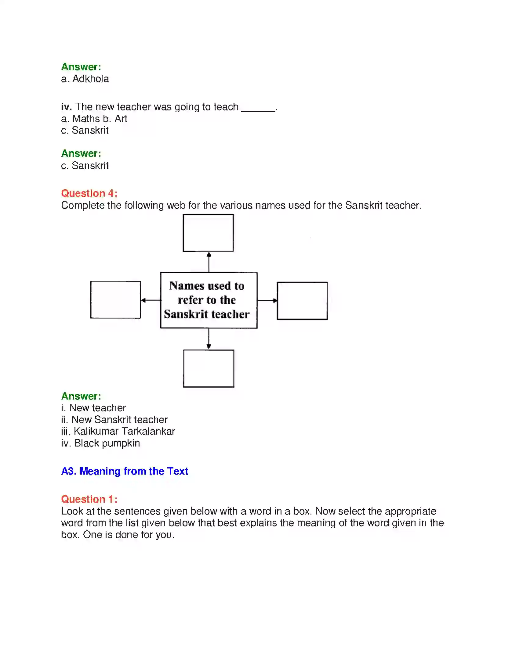 Maharashtra Board Class 10th English 1.2 The Rats’ Feast - Wit & Humour Solution 9