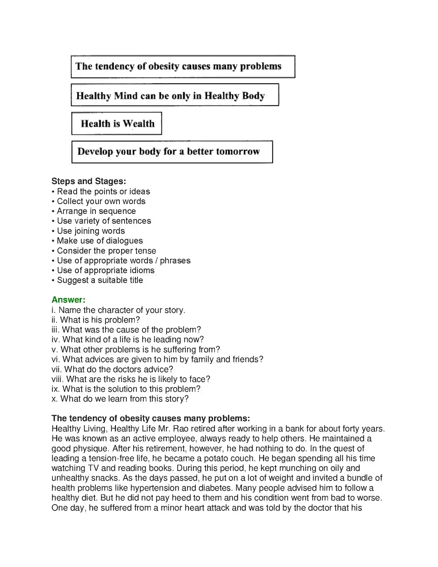 Maharashtra Board Class 10th English 1.3 An Eye Opener - Wit & Humour Solution 19