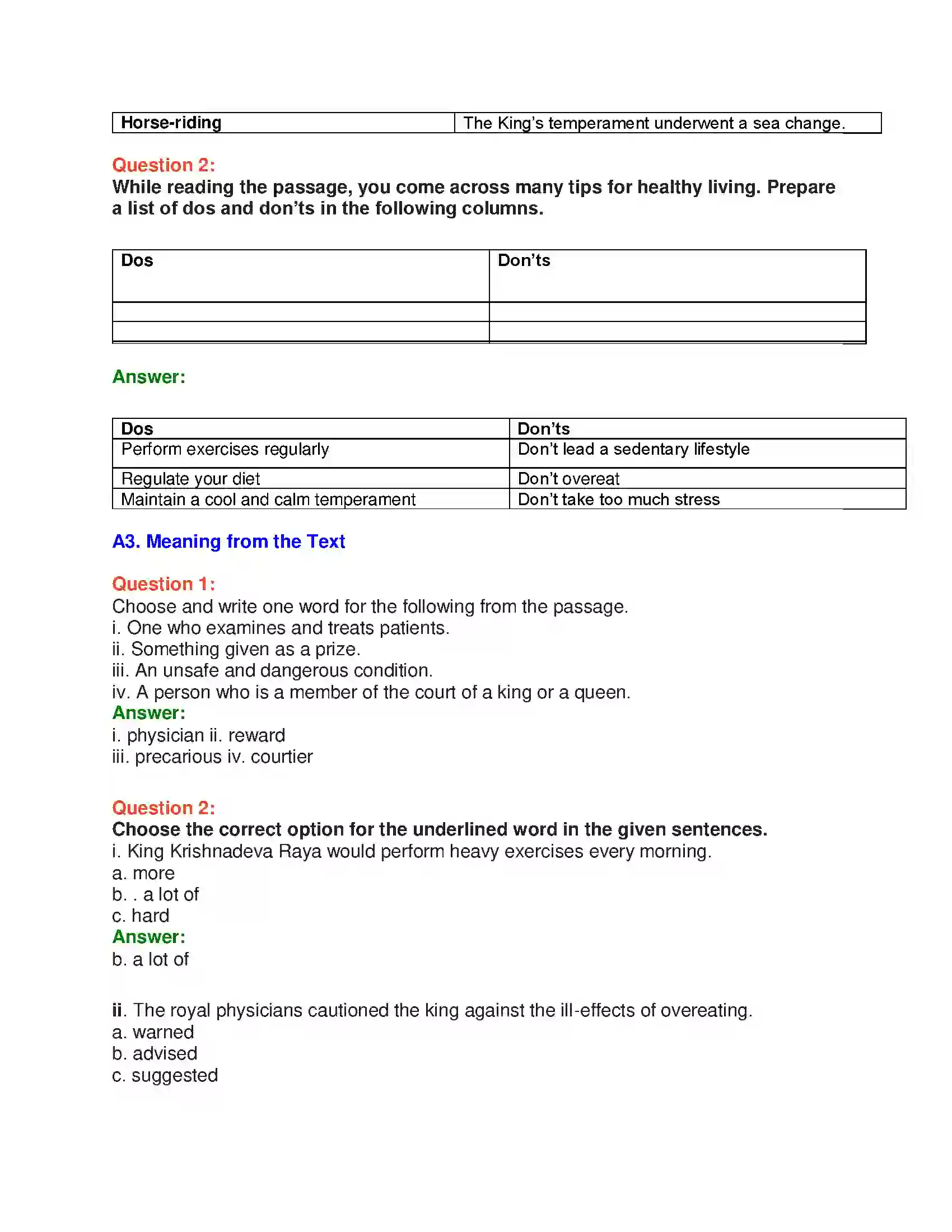 Maharashtra Board Class 10th English 1.3 An Eye Opener - Wit & Humour Solution 5