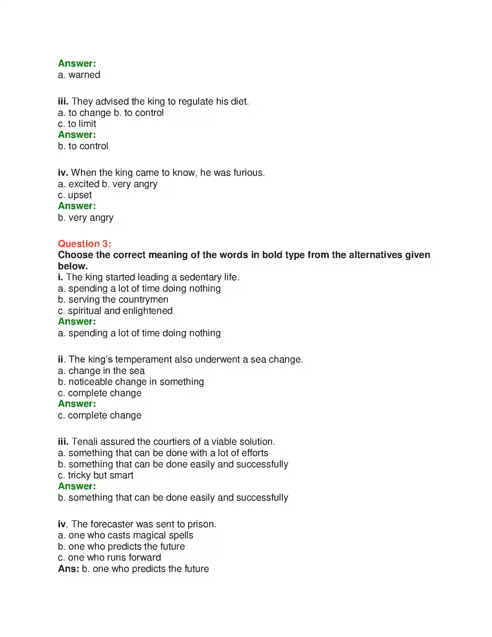 Maharashtra Board Class 10th English 1.3 An Eye Opener - Wit & Humour Solution 6
