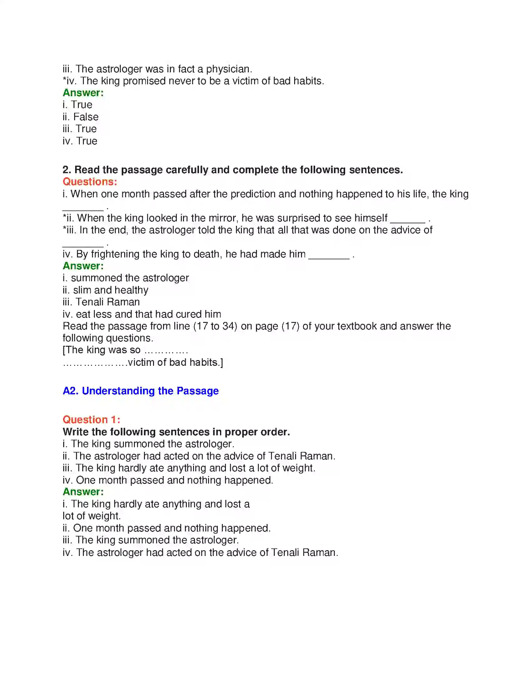 Maharashtra Board Class 10th English 1.3 An Eye Opener - Wit & Humour Solution 9