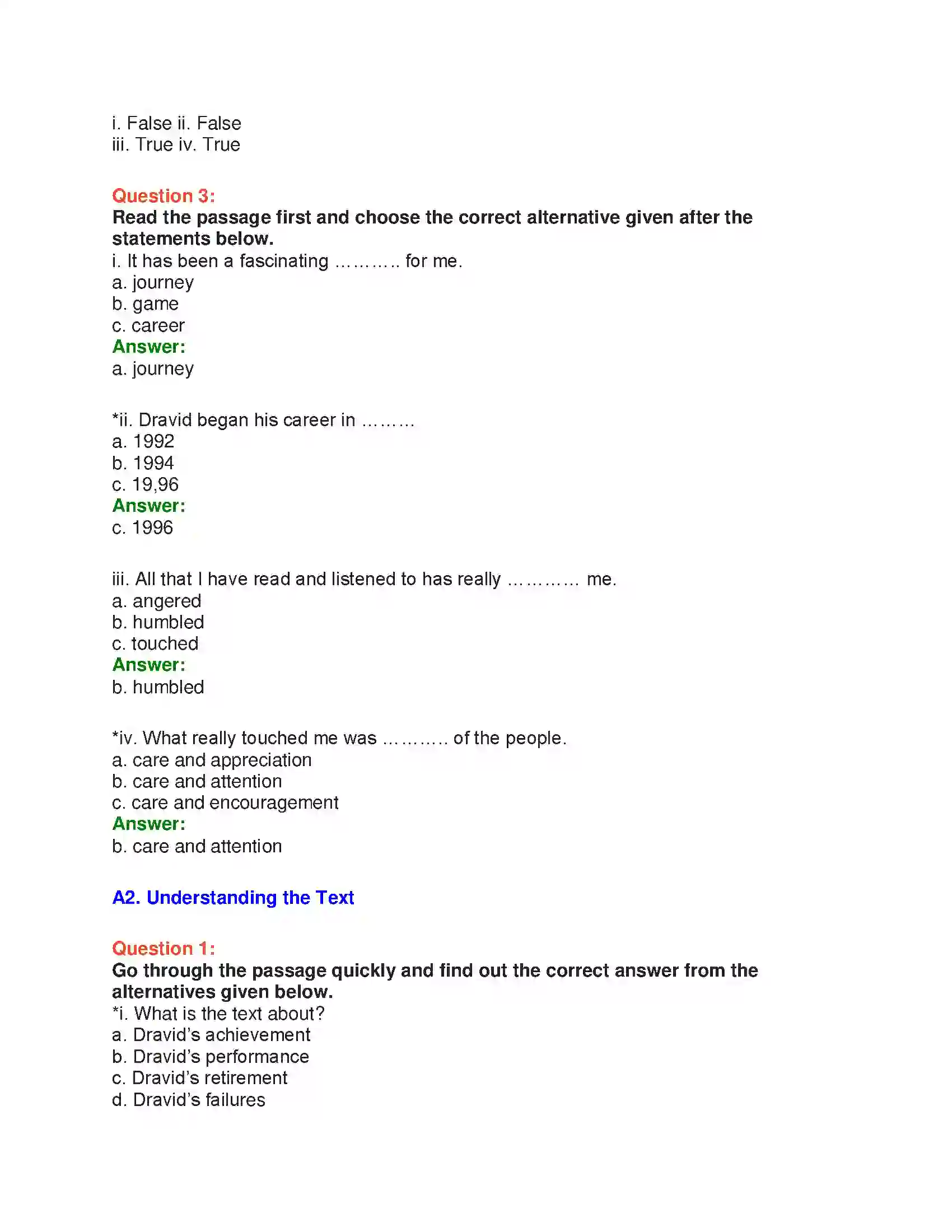 Maharashtra Board Class 10th English 3.1 Relishing Excellence - Sports & Adventure Solution 24
