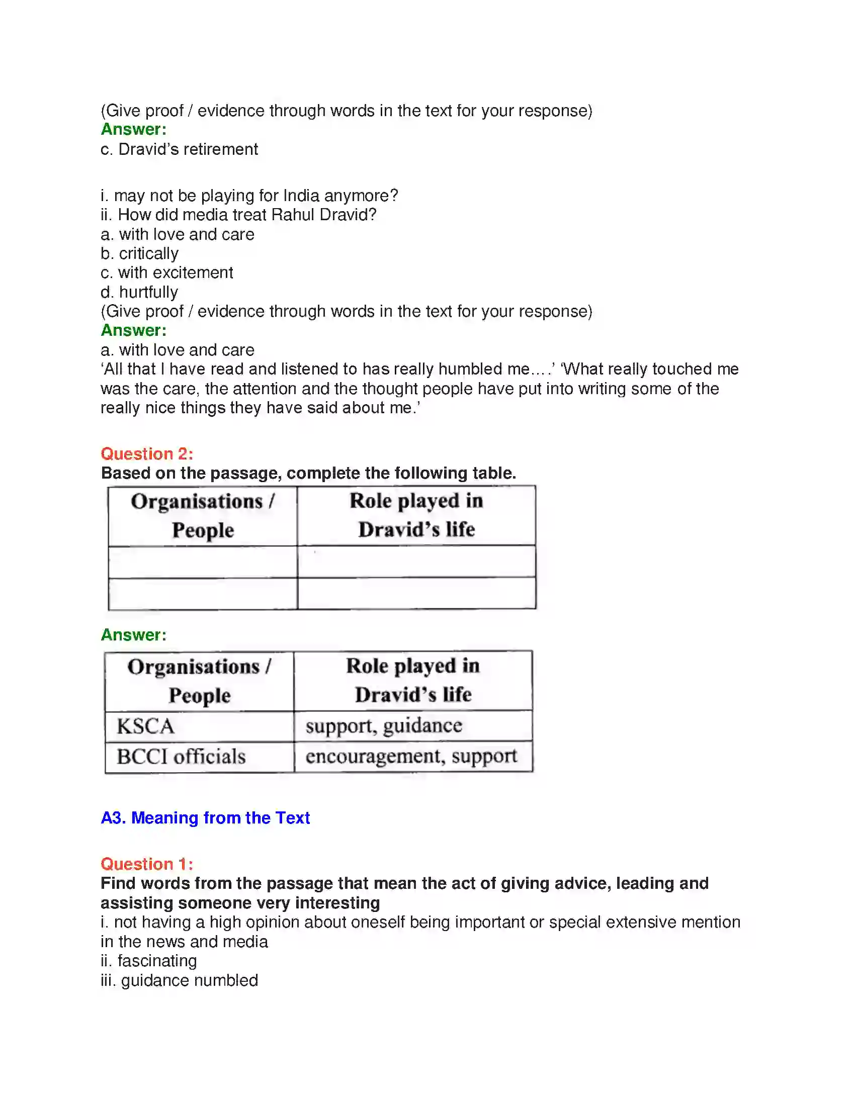 Maharashtra Board Class 10th English 3.1 Relishing Excellence - Sports & Adventure Solution 25