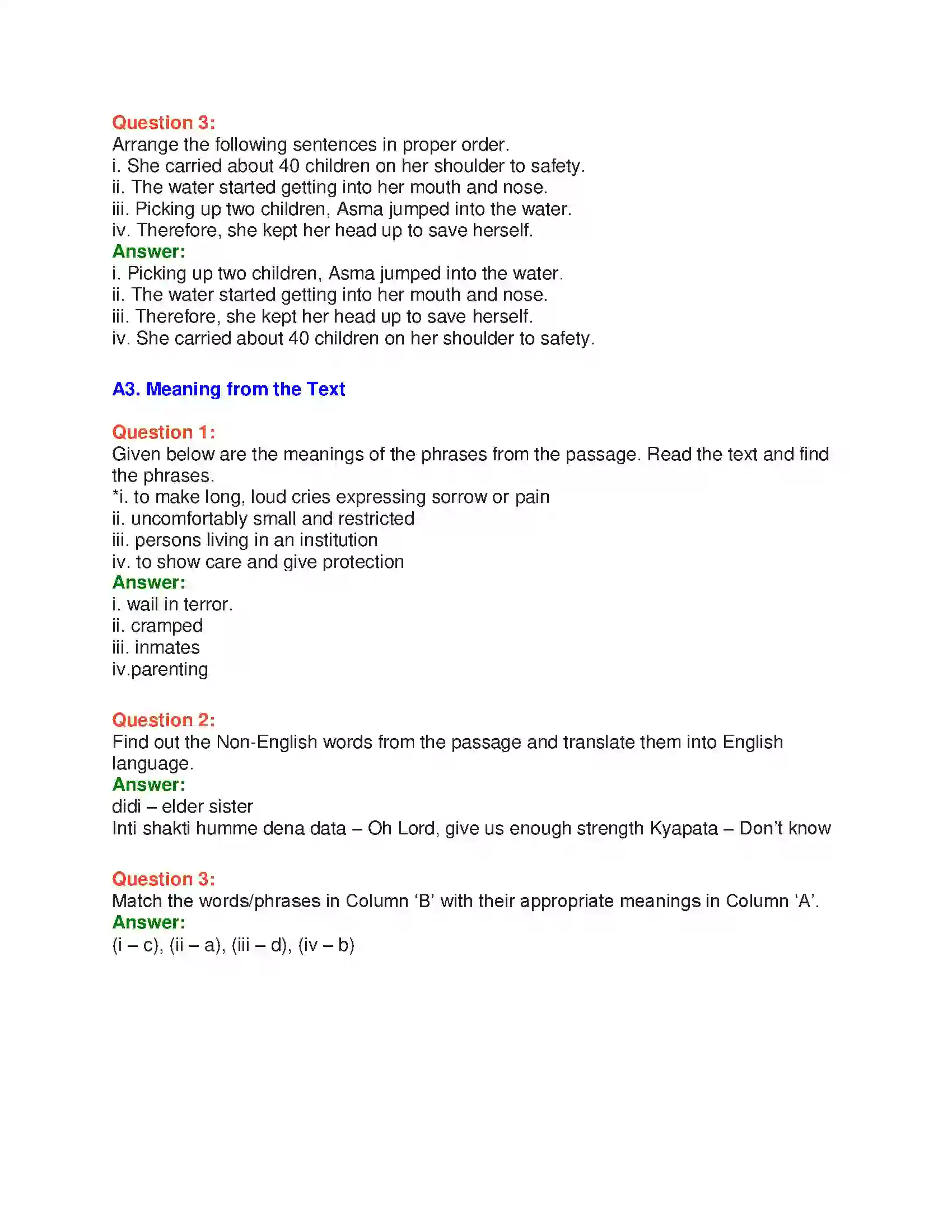Maharashtra Board Class 10th English 3.2 Courage Takes Strange Forms - Sports & Adventure Solution 11