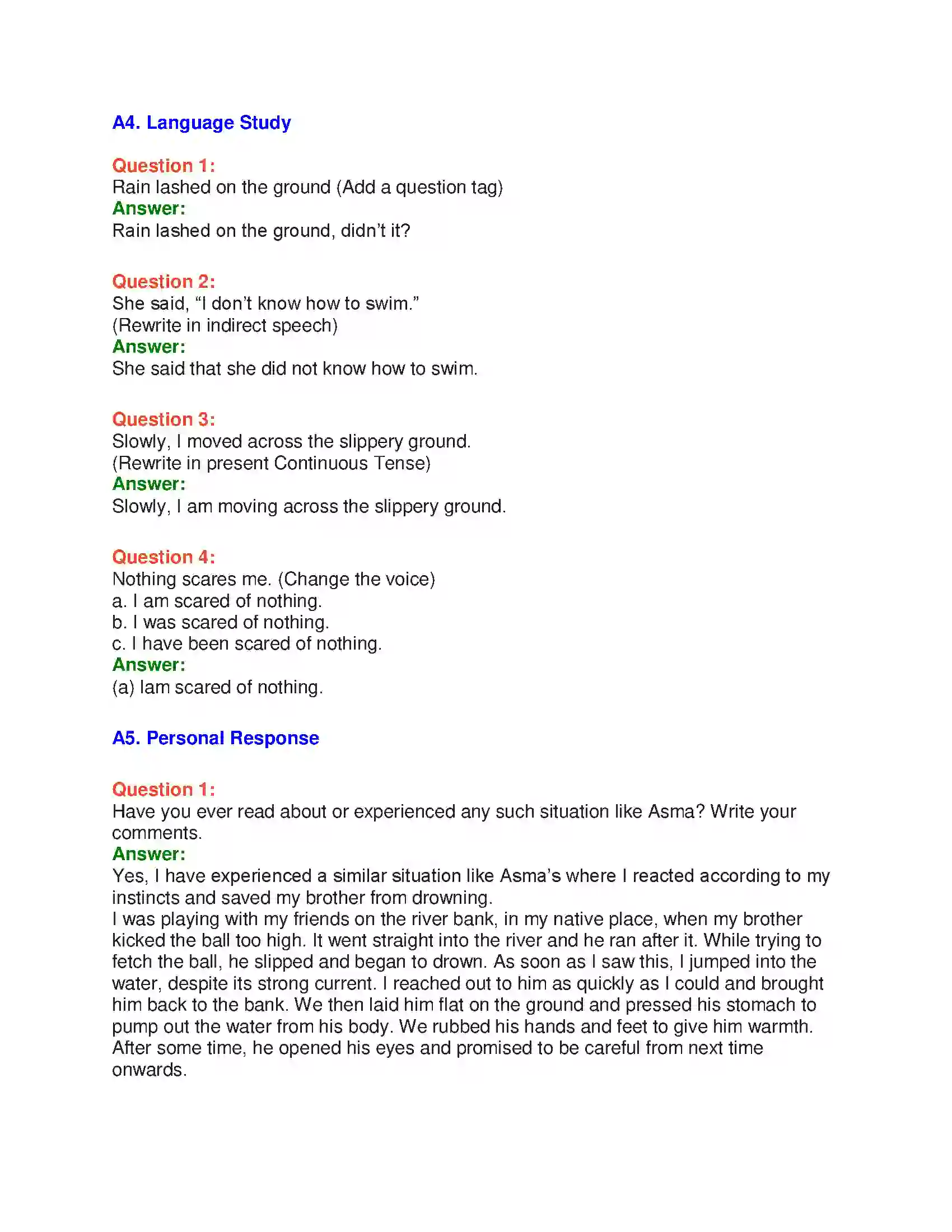 Maharashtra Board Class 10th English 3.2 Courage Takes Strange Forms - Sports & Adventure Solution 12