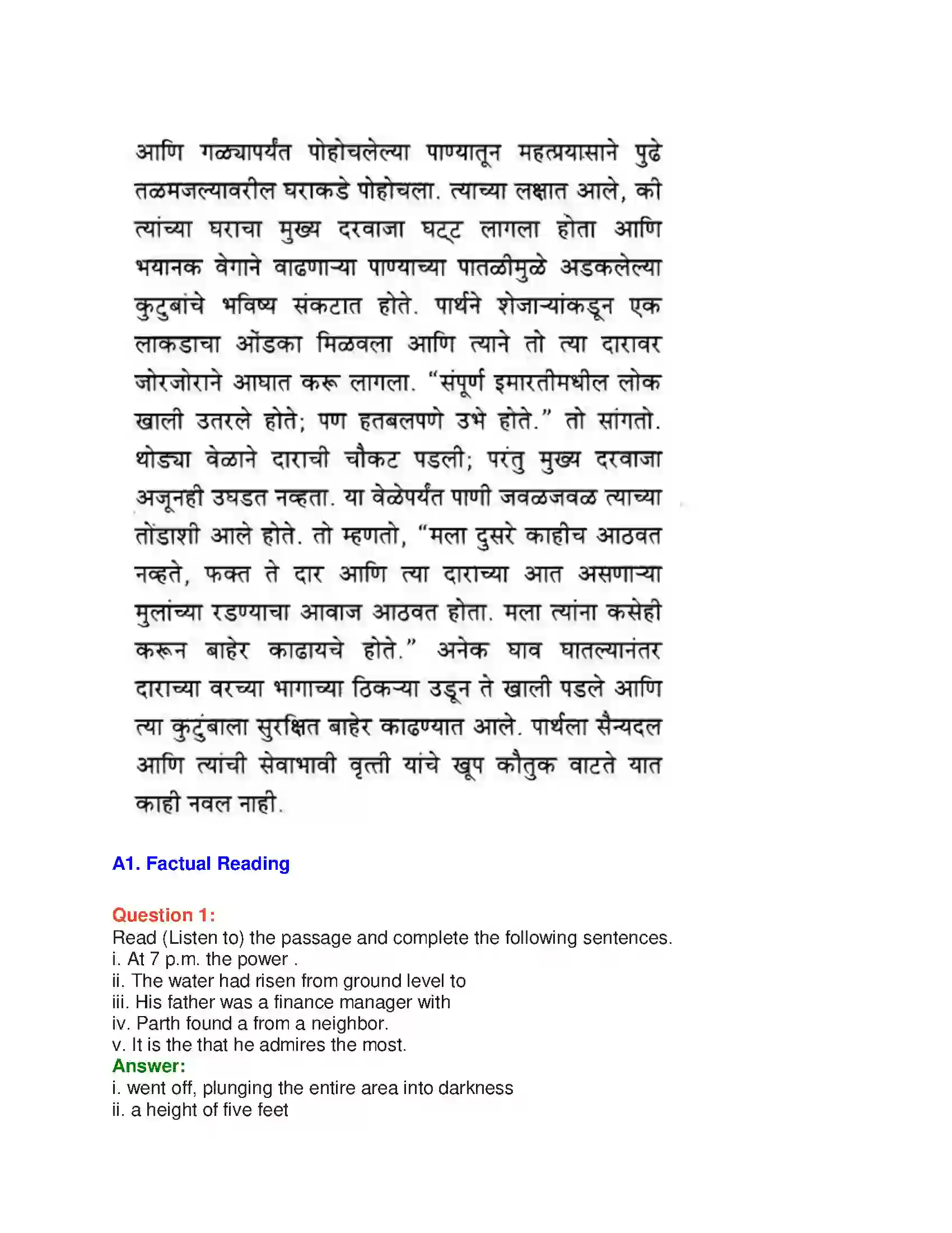 Maharashtra Board Class 10th English 3.2 Courage Takes Strange Forms - Sports & Adventure Solution 14
