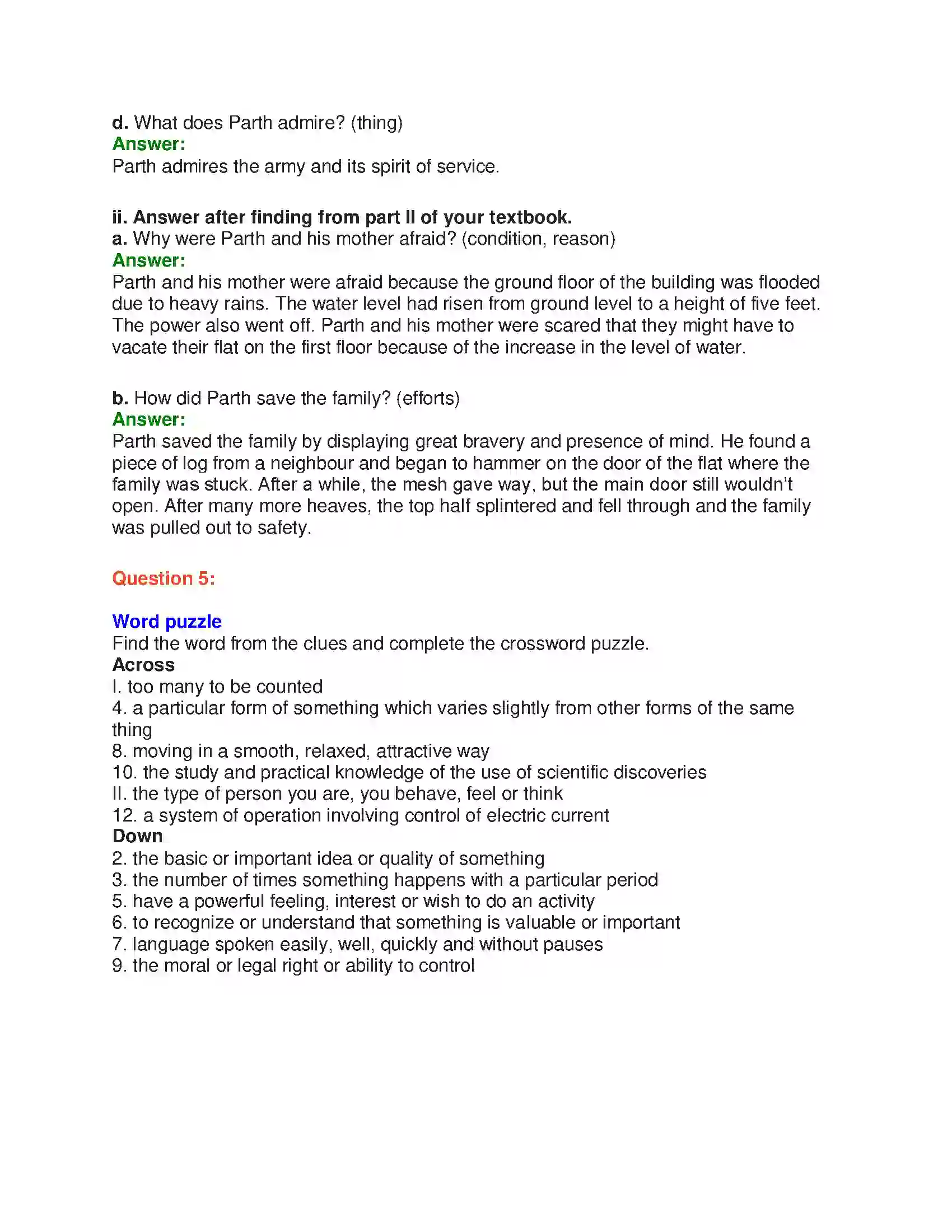 Maharashtra Board Class 10th English 3.2 Courage Takes Strange Forms - Sports & Adventure Solution 28