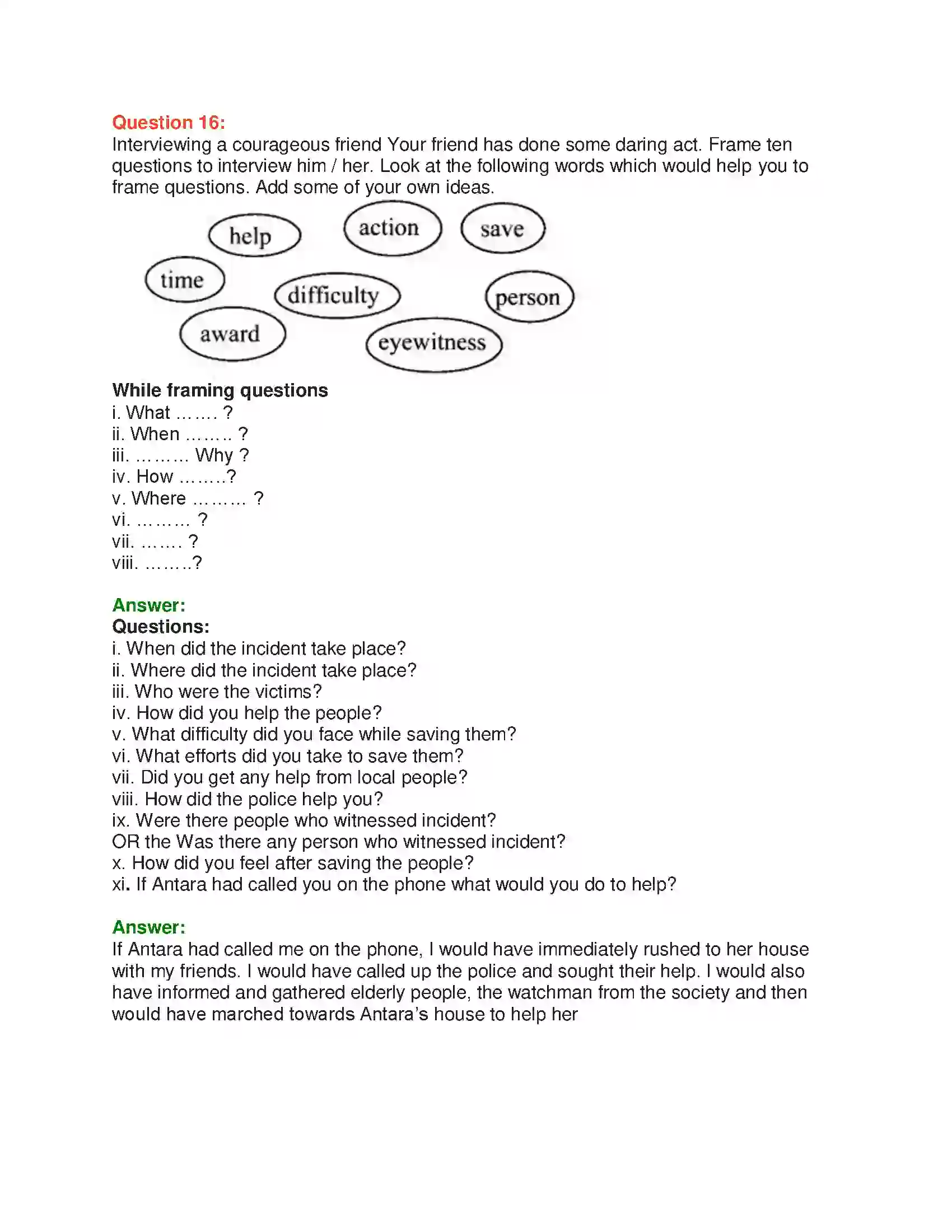 Maharashtra Board Class 10th English 3.2 Courage Takes Strange Forms - Sports & Adventure Solution 41