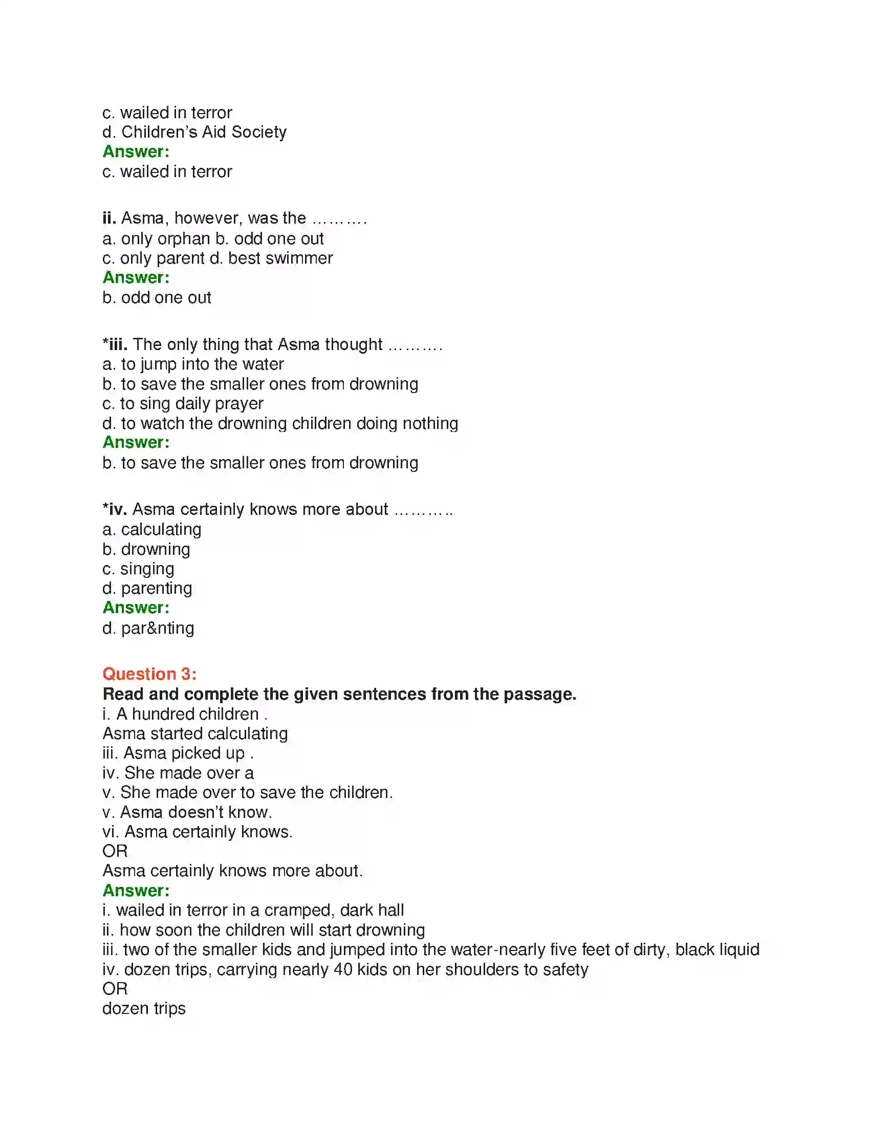 Maharashtra Board Class 10th English 3.2 Courage Takes Strange Forms - Sports & Adventure Solution 9