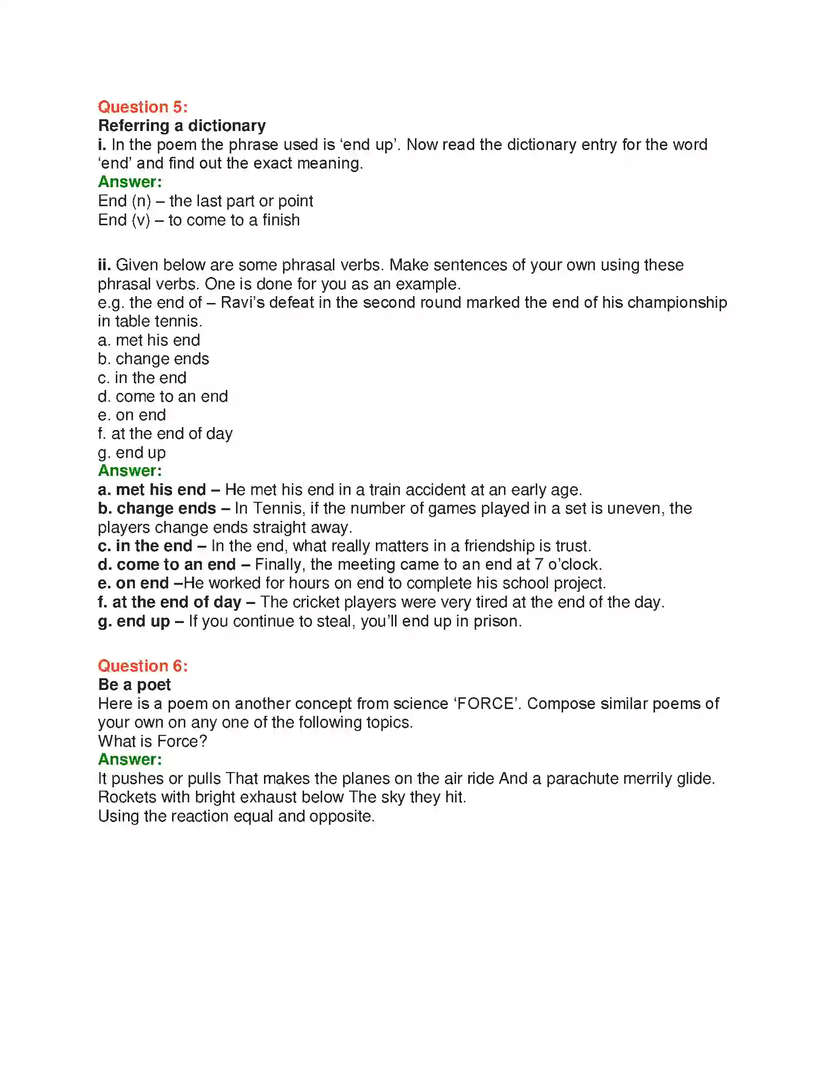 Maharashtra Board Class 10th English 4.1 What’s Gravity - Science & Technology Solution 8