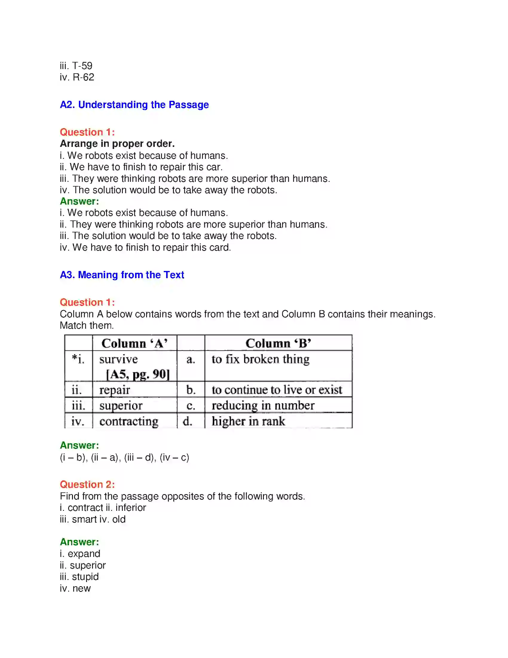 Maharashtra Board Class 10th English 4.3 The Curious Robot - Science & Technology Solution 17
