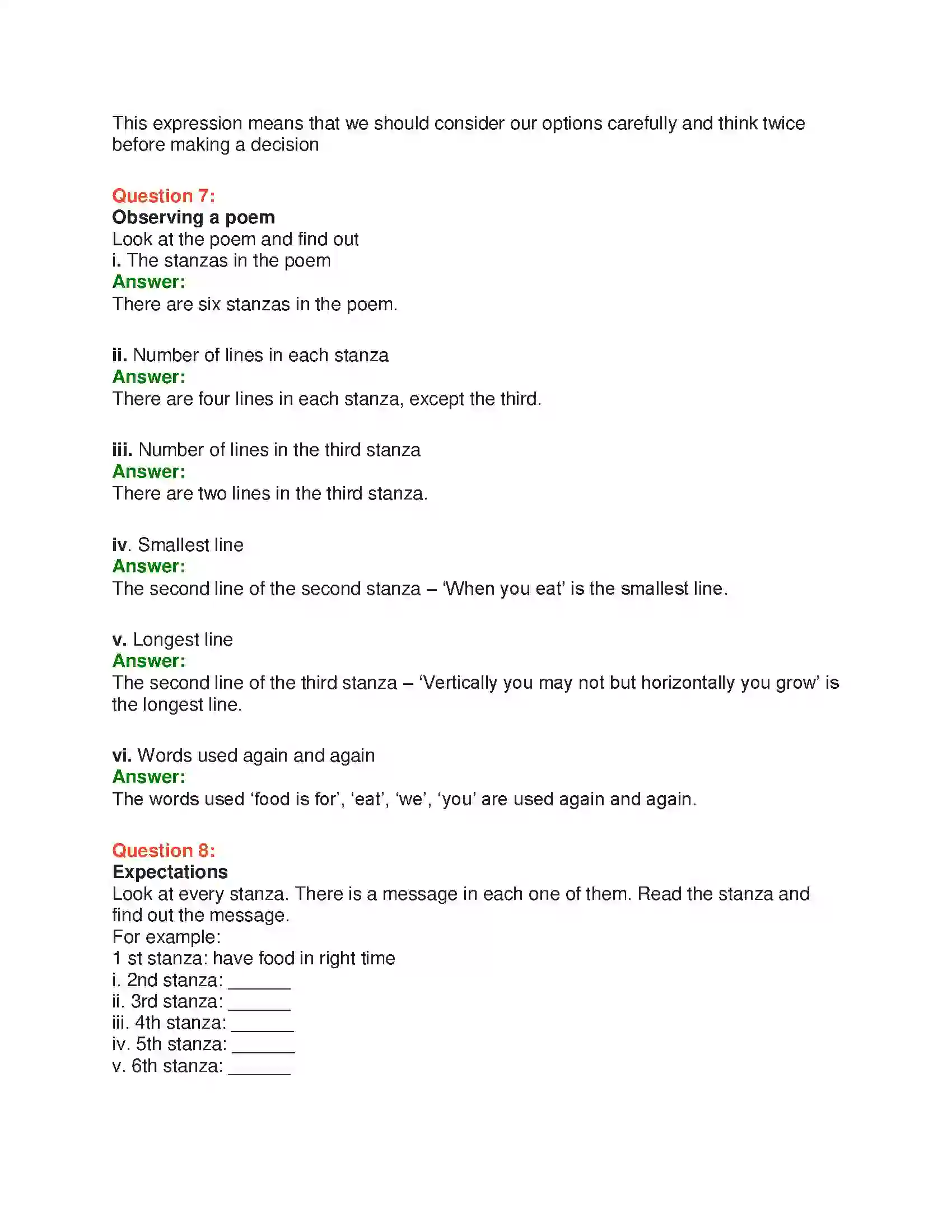 Maharashtra Board Class 10th English 5.1 Food & Health - Food & Health Solution 11