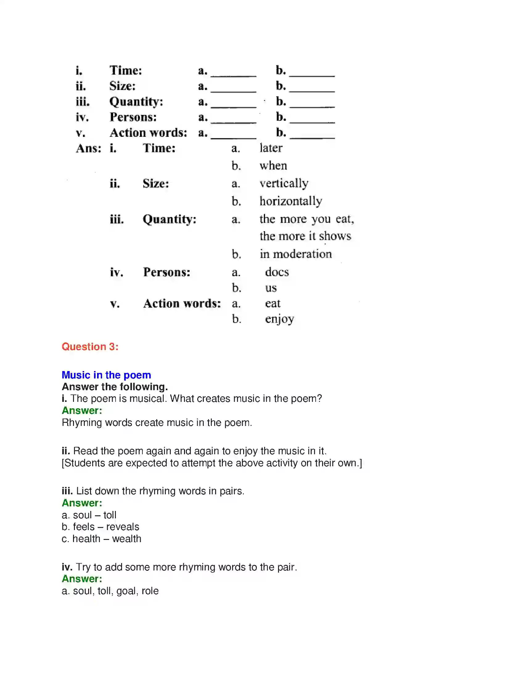 Maharashtra Board Class 10th English 5.1 Food & Health - Food & Health Solution 8