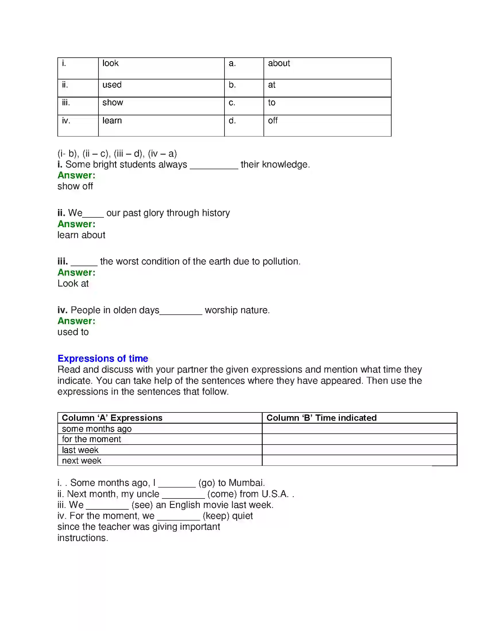 Maharashtra Board Class 10th English 6.1 Nehru’s Letter to Children - Nature & Environment Solution 17