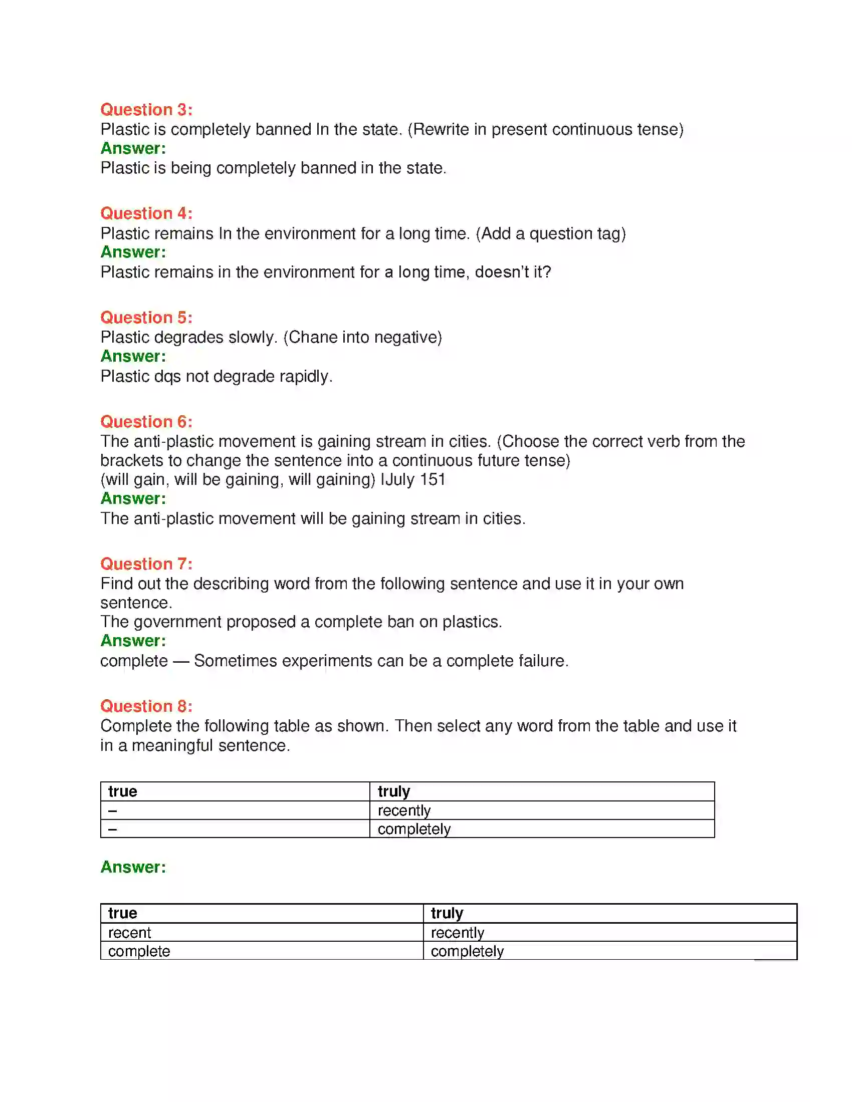 Maharashtra Board Class 10th English 6.2 Saving the Environment - Nature & Environment Solution 17