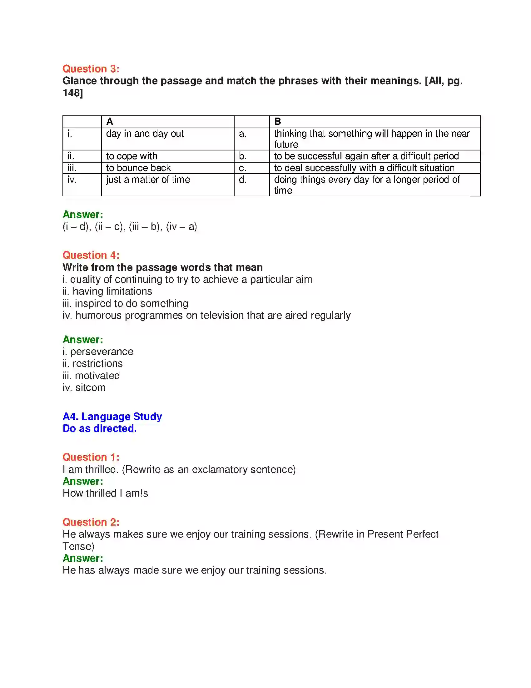 Maharashtra Board Class 10th English 7.2 Speaking to Virdhawal Khade - People & Personalities Solution 16