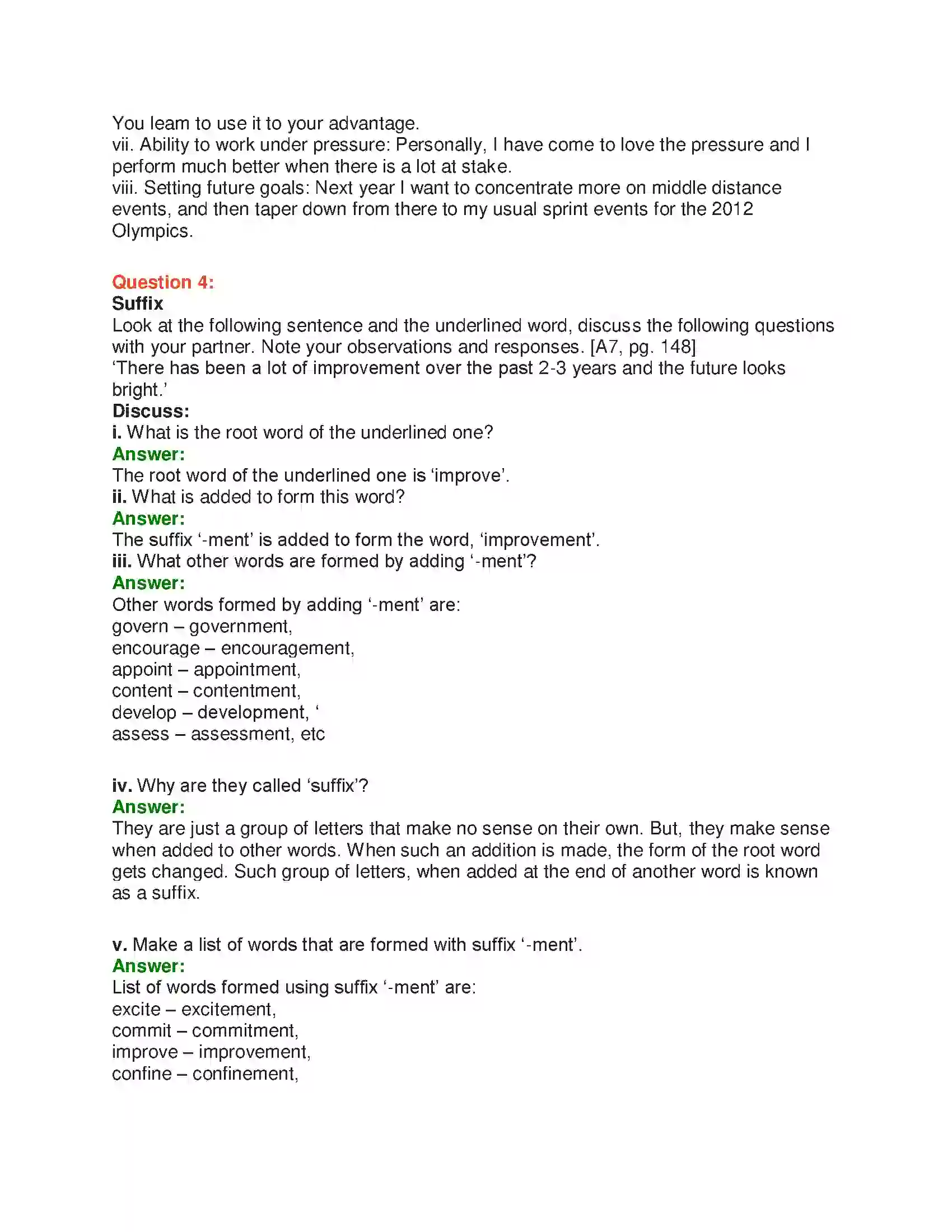 Maharashtra Board Class 10th English 7.2 Speaking to Virdhawal Khade - People & Personalities Solution 20