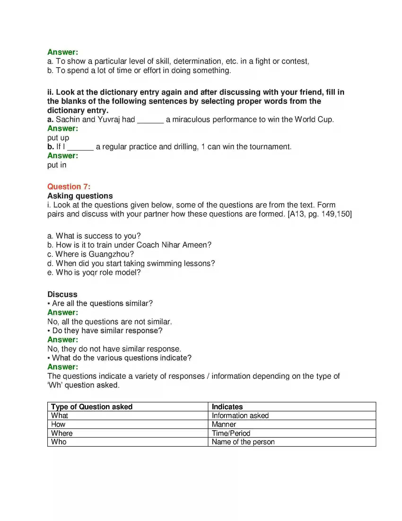 Maharashtra Board Class 10th English 7.2 Speaking to Virdhawal Khade - People & Personalities Solution 22