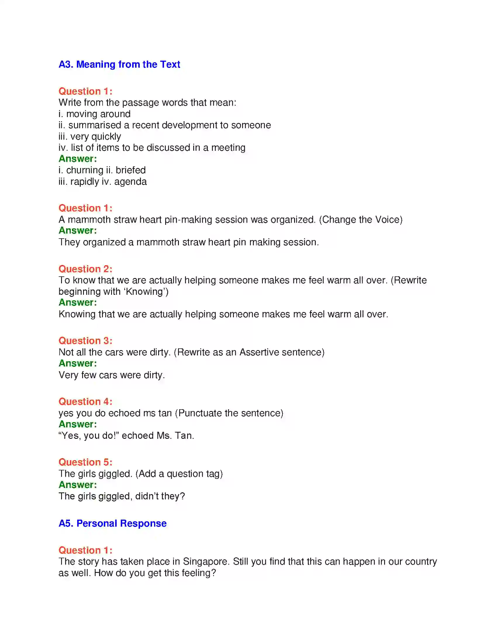 Maharashtra Board Class 10th English 8.2 Help Me Go Home - India & Neighbours Solution 18