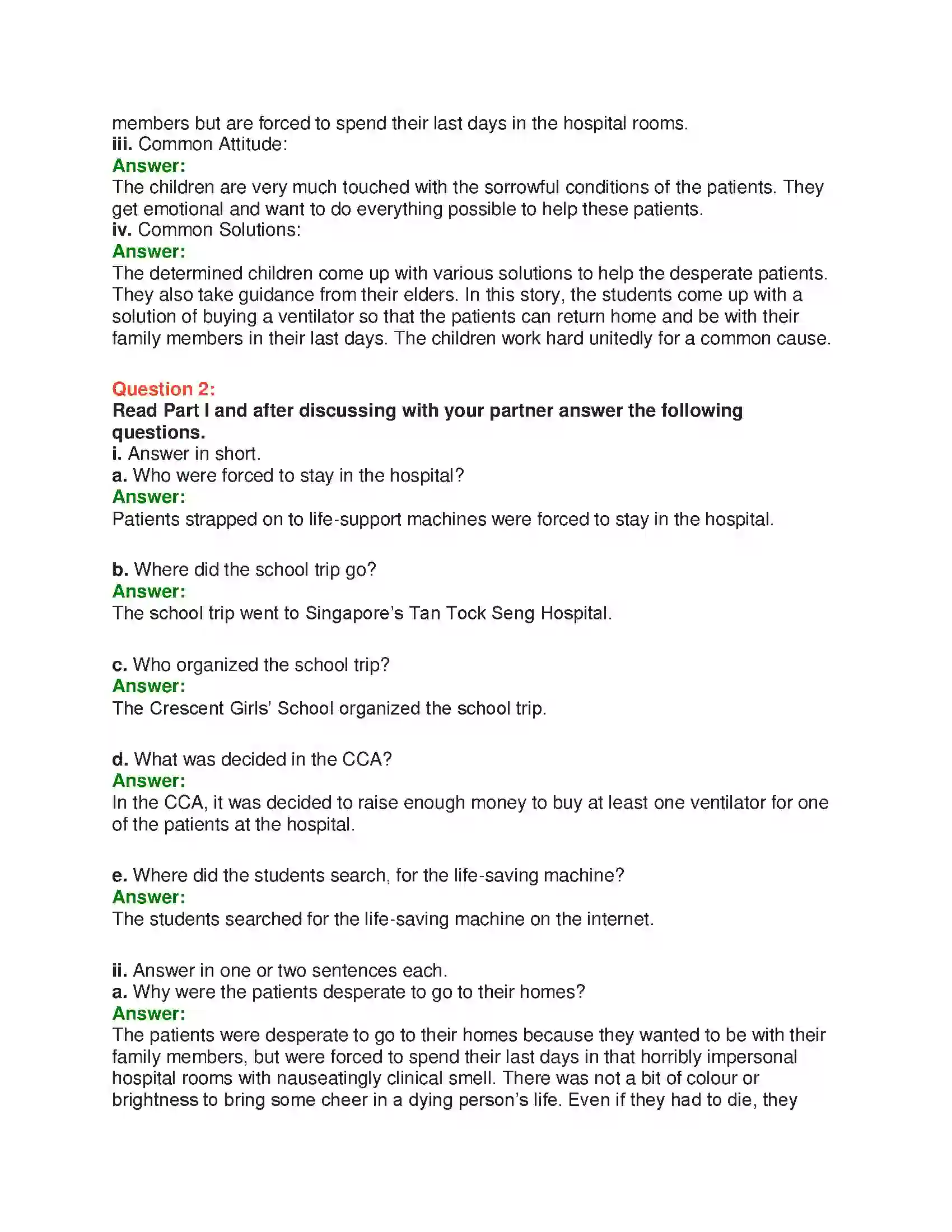 Maharashtra Board Class 10th English 8.2 Help Me Go Home - India & Neighbours Solution 20