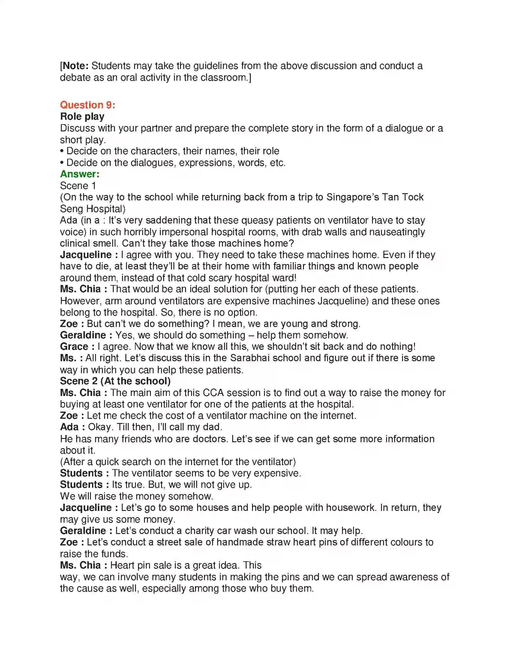 Maharashtra Board Class 10th English 8.2 Help Me Go Home - India & Neighbours Solution 27