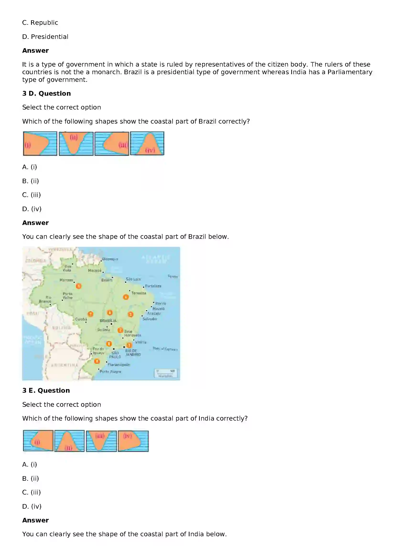 Maharashtra Board Class 10th Geography - English Medium Location and Extent Solution 3