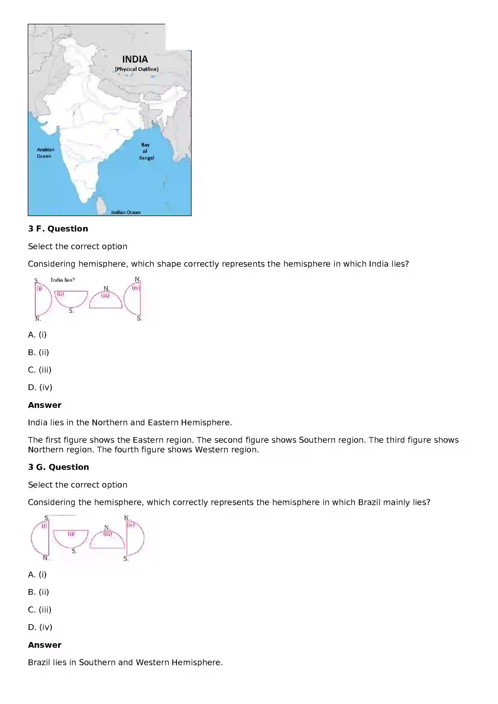Maharashtra Board Class 10th Geography - English Medium Location and Extent Solution 4