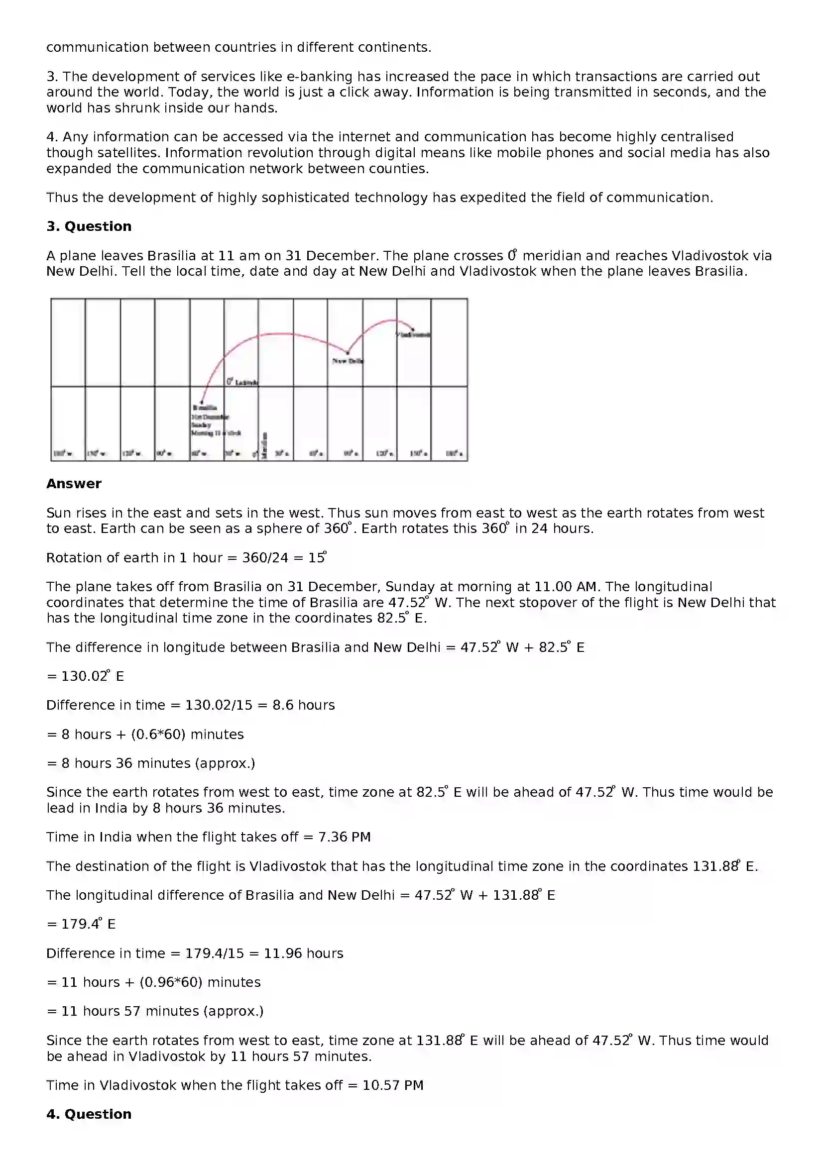 Maharashtra Board Class 10th Geography - English Medium Tourism, Transport and Communication Solution 3
