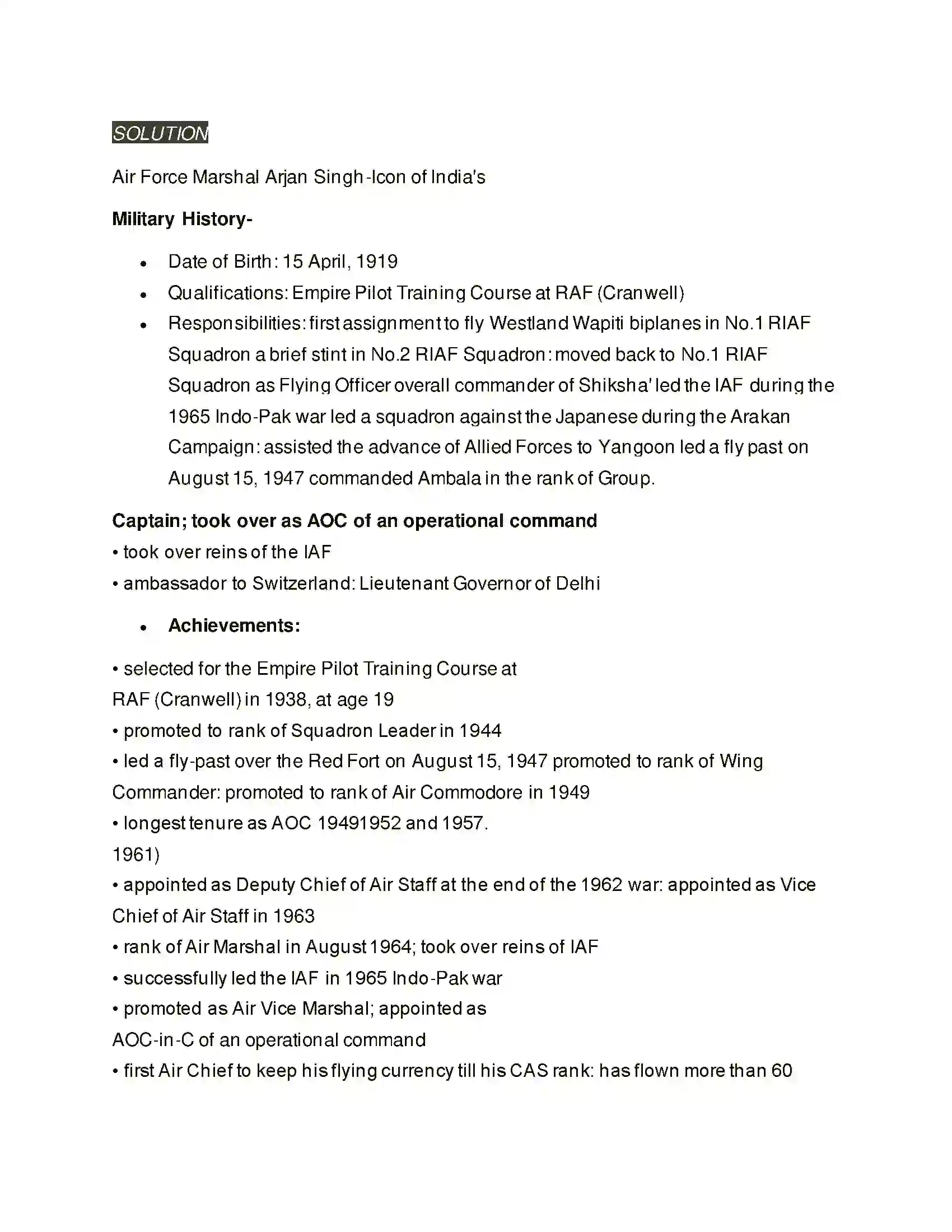 Maharashtra Board Class 10th Kumarbharati - English Medium 1.3 On Wings of Courage Solution 11