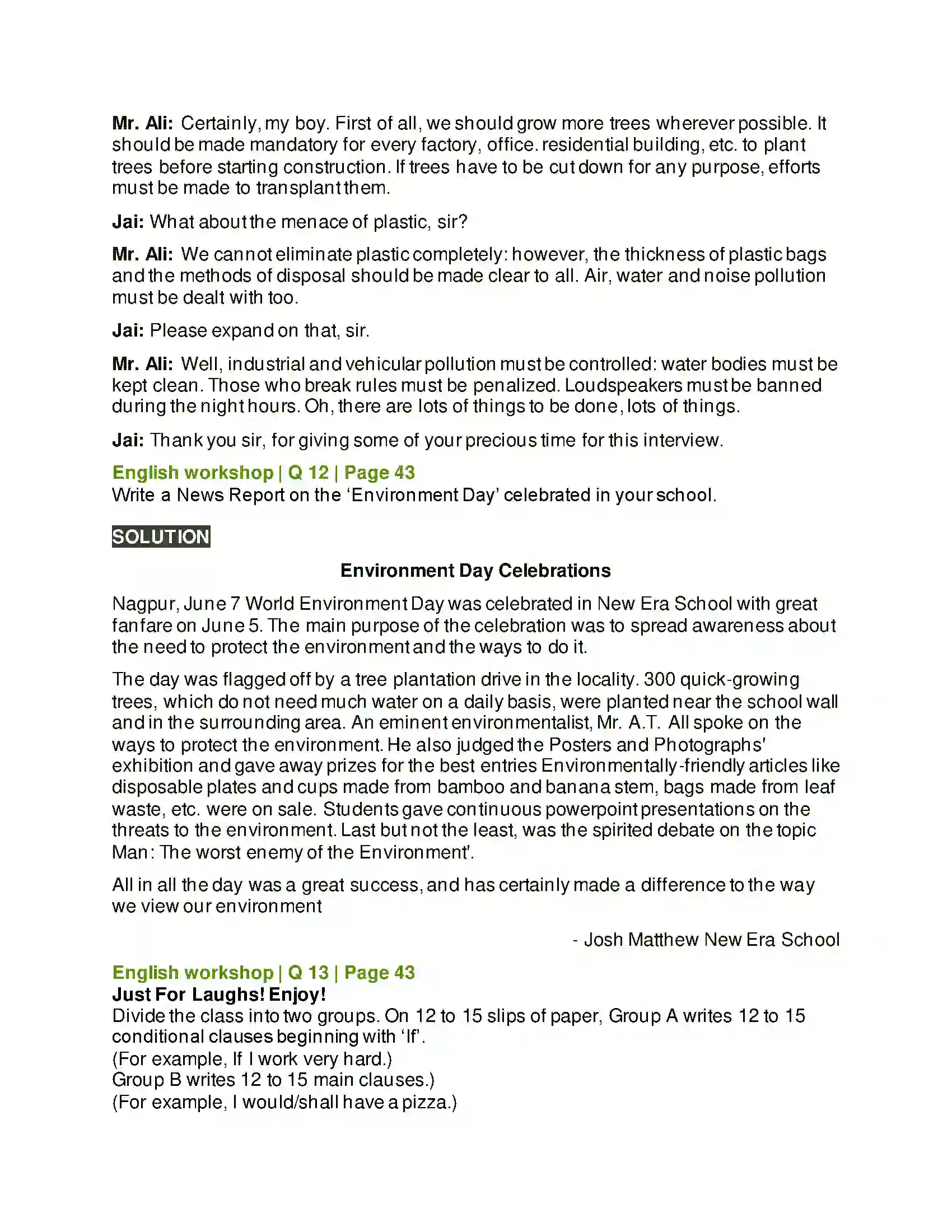 Maharashtra Board Class 10th Kumarbharati - English Medium 1.6 The Alchemy of Nature Solution 13