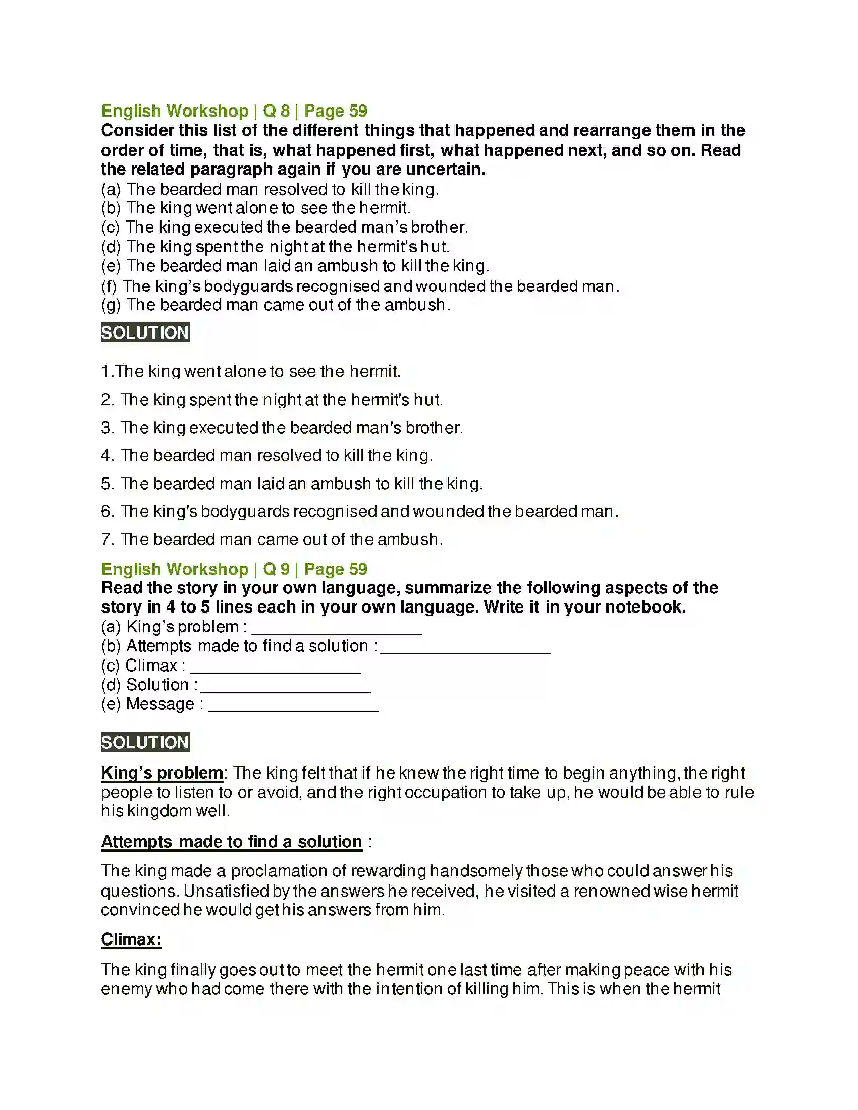 Maharashtra Board Class 10th Kumarbharati - English Medium 2.2 Three Questions Solution 12