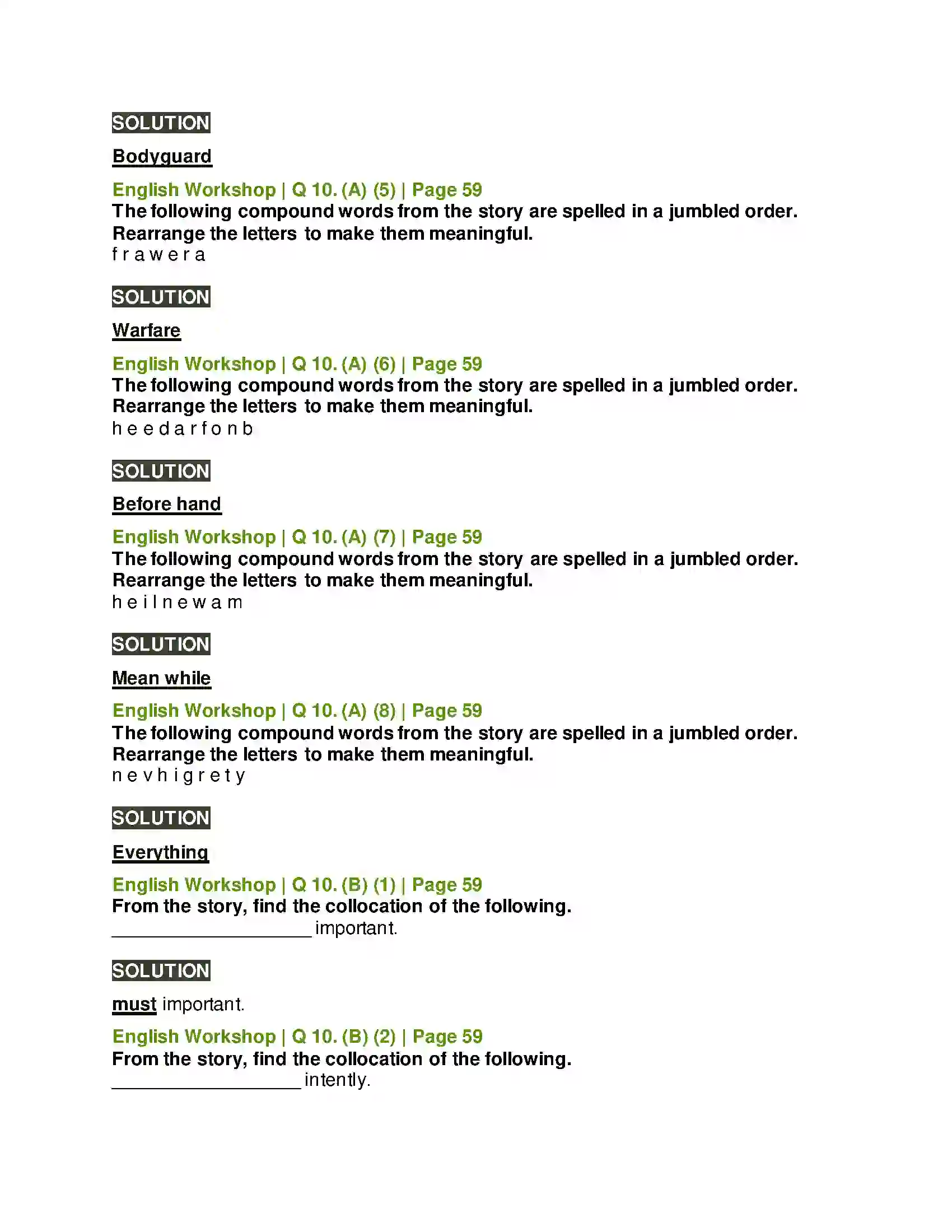 Maharashtra Board Class 10th Kumarbharati - English Medium 2.2 Three Questions Solution 14