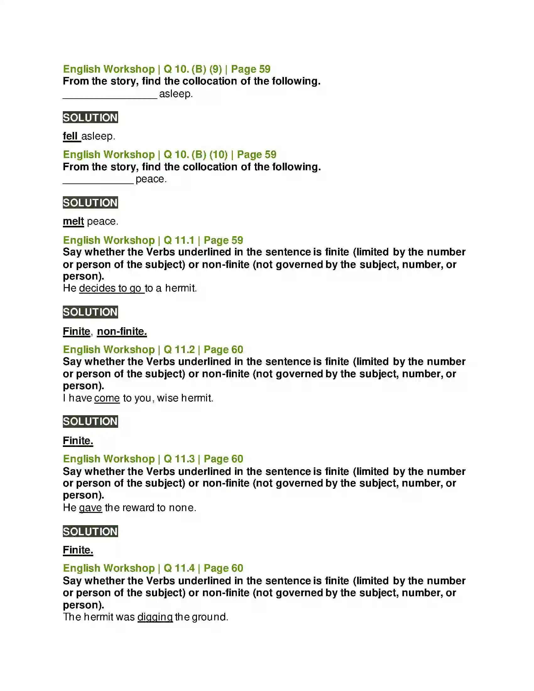 Maharashtra Board Class 10th Kumarbharati - English Medium 2.2 Three Questions Solution 16