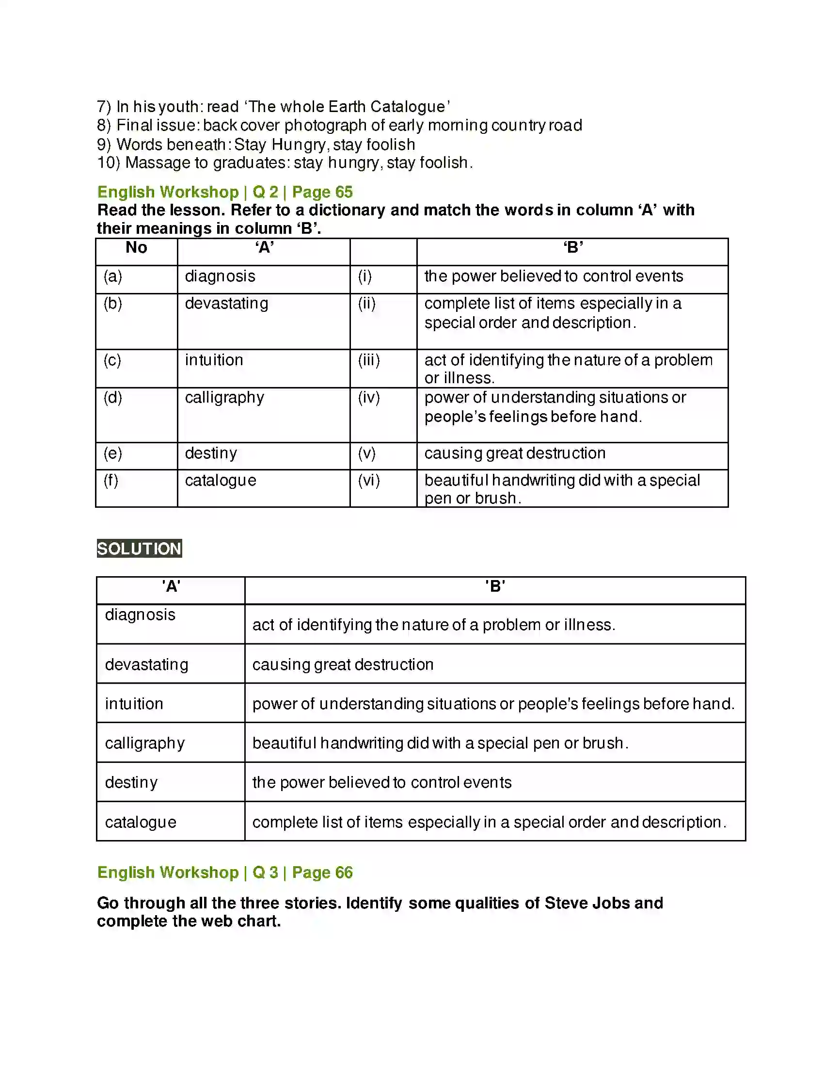 Maharashtra Board Class 10th Kumarbharati - English Medium 2.3 Connecting the Dots Solution 6