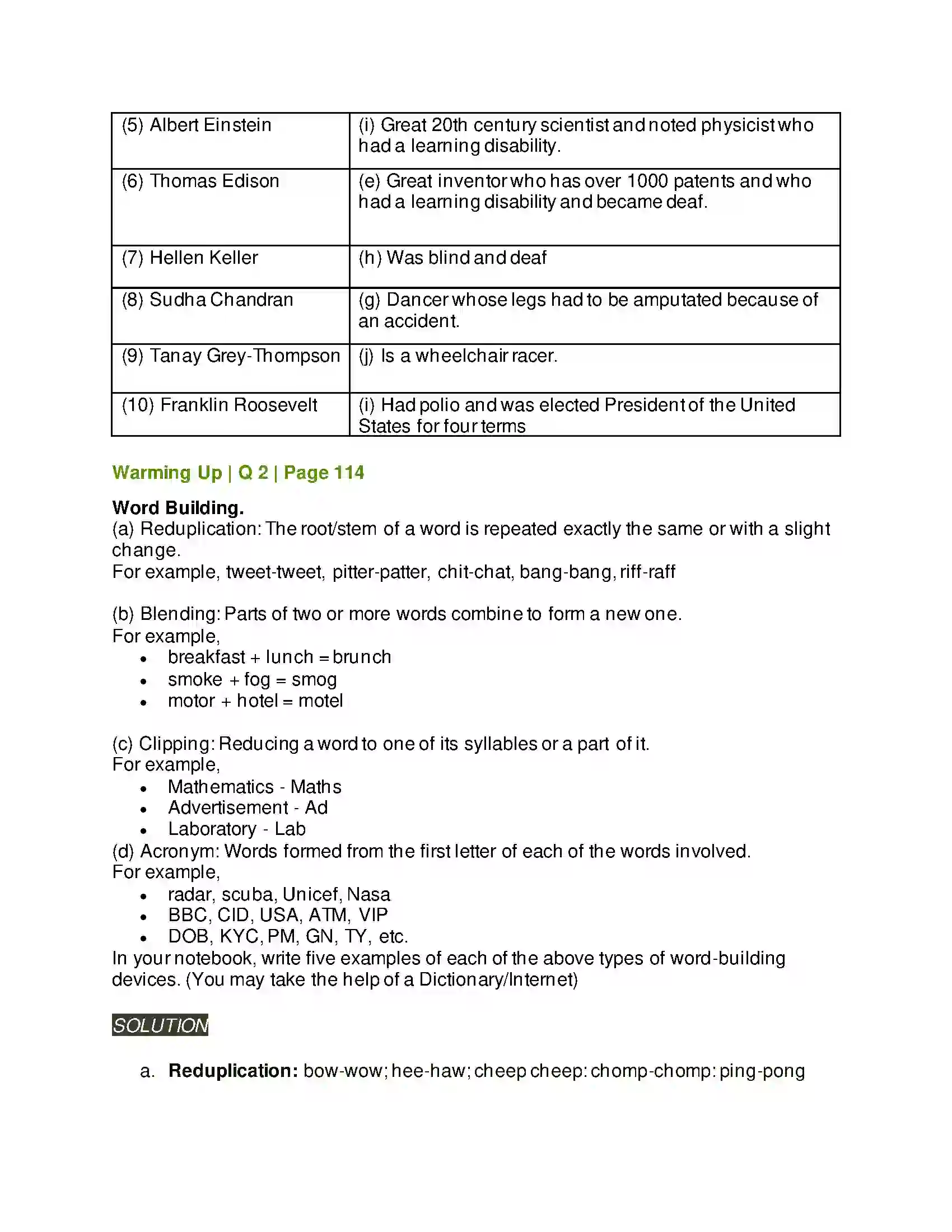 Maharashtra Board Class 10th Kumarbharati - English Medium 3.3 Stephen Hawking Solution 2