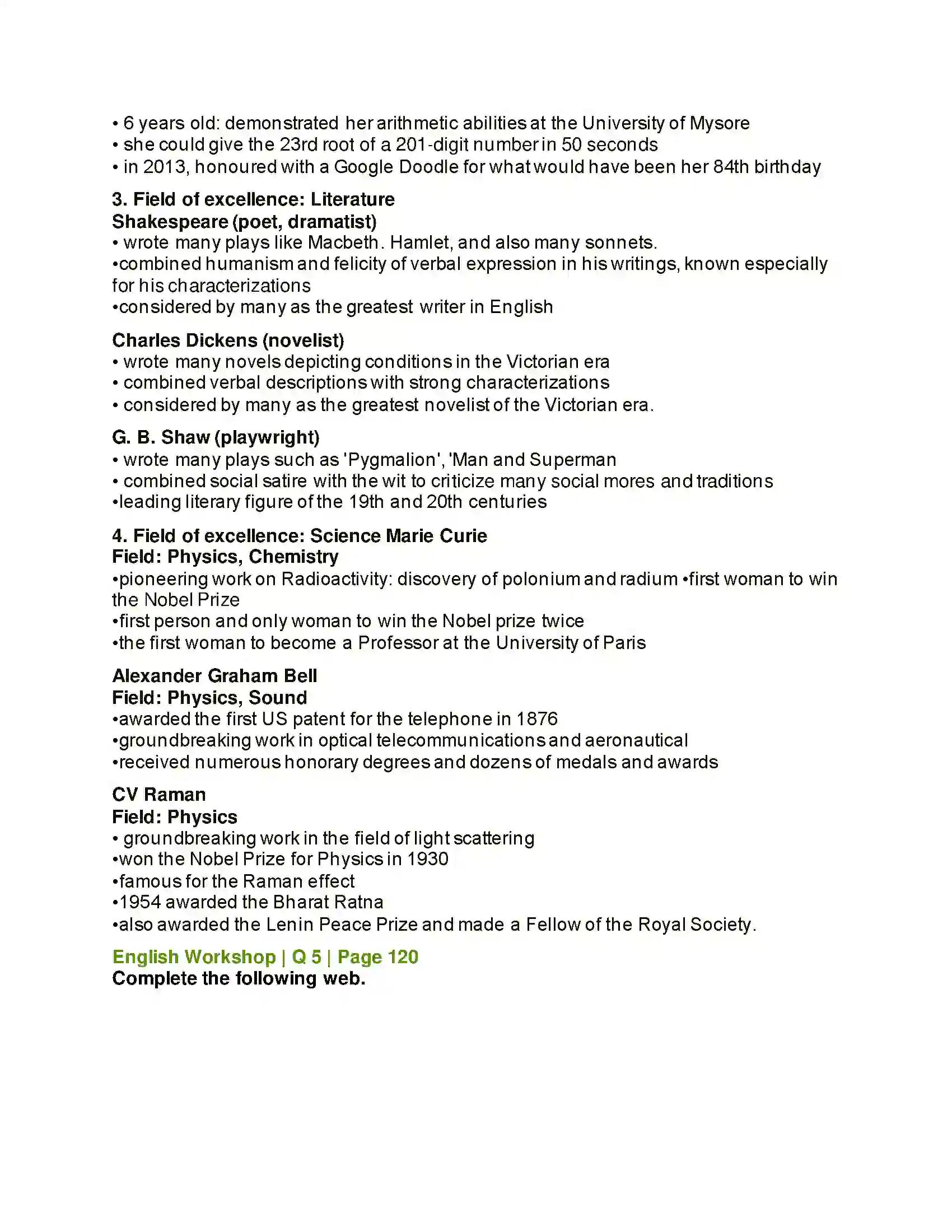 Maharashtra Board Class 10th Kumarbharati - English Medium 3.3 Stephen Hawking Solution 6