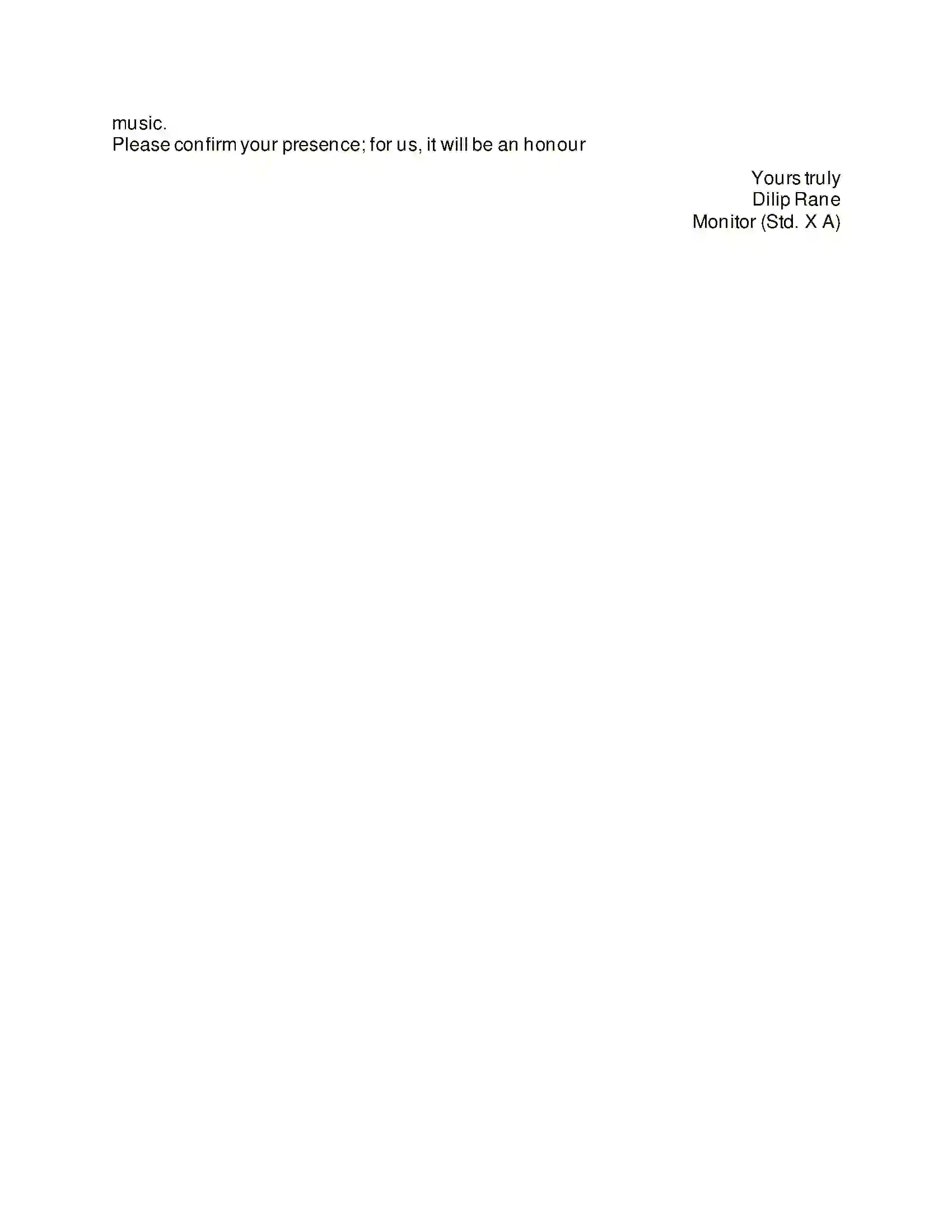 Maharashtra Board Class 10th Kumarbharati - English Medium 3.6 The Concert Solution 11