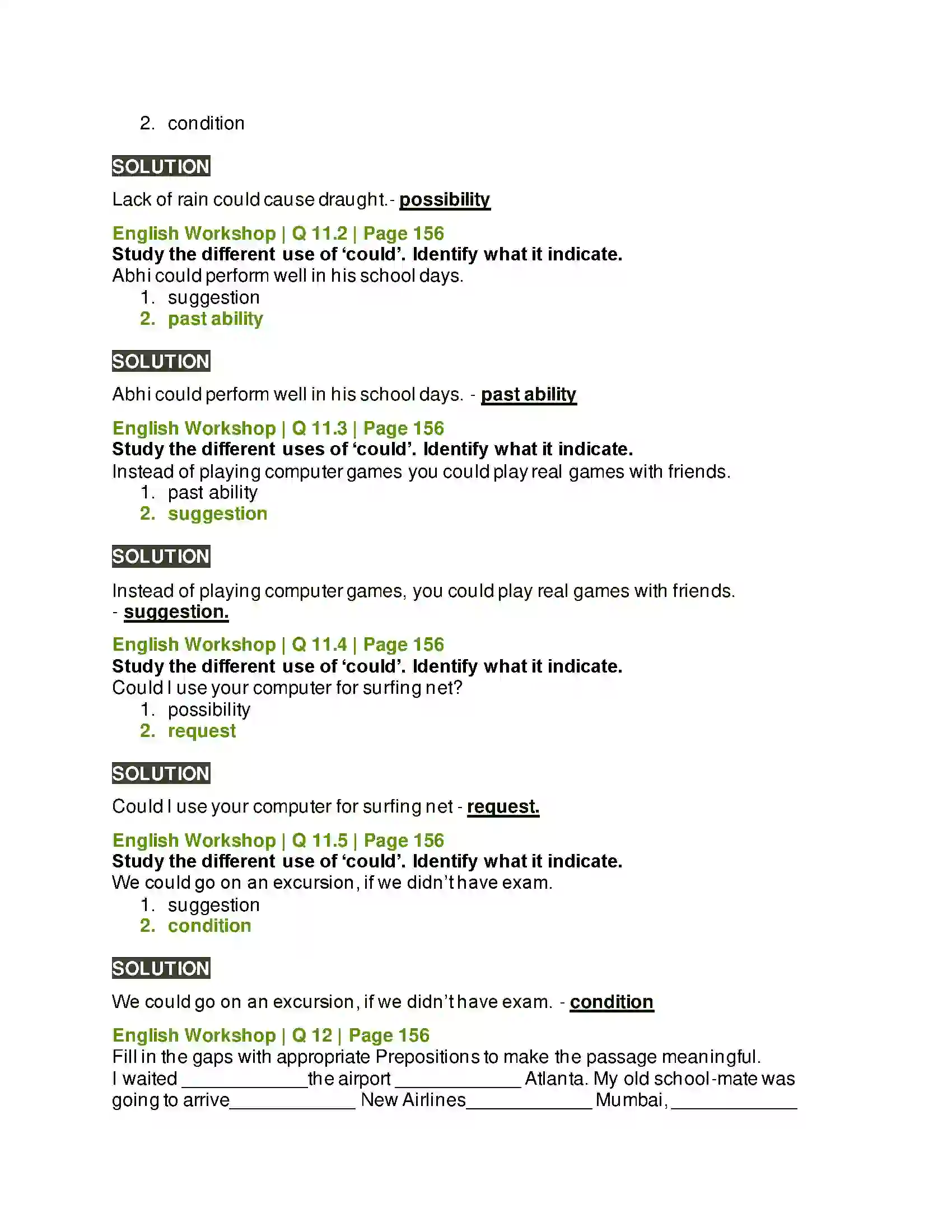 Maharashtra Board Class 10th Kumarbharati - English Medium 4.2 The Luncheon Solution 11