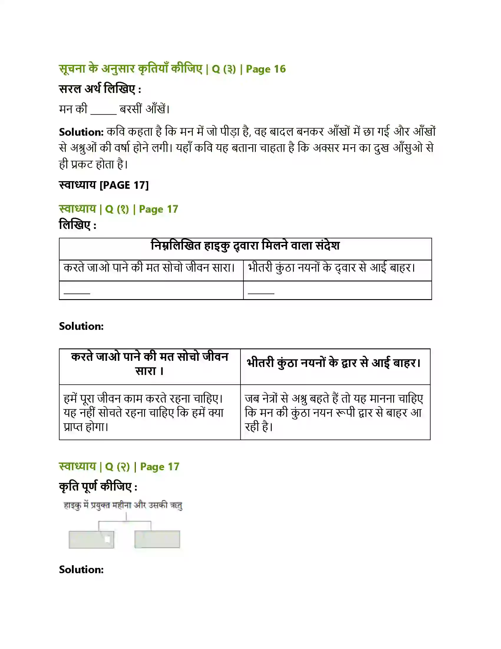 Maharashtra Board Class 10th Lokbharati मन (पूरक पठन) Solution 2