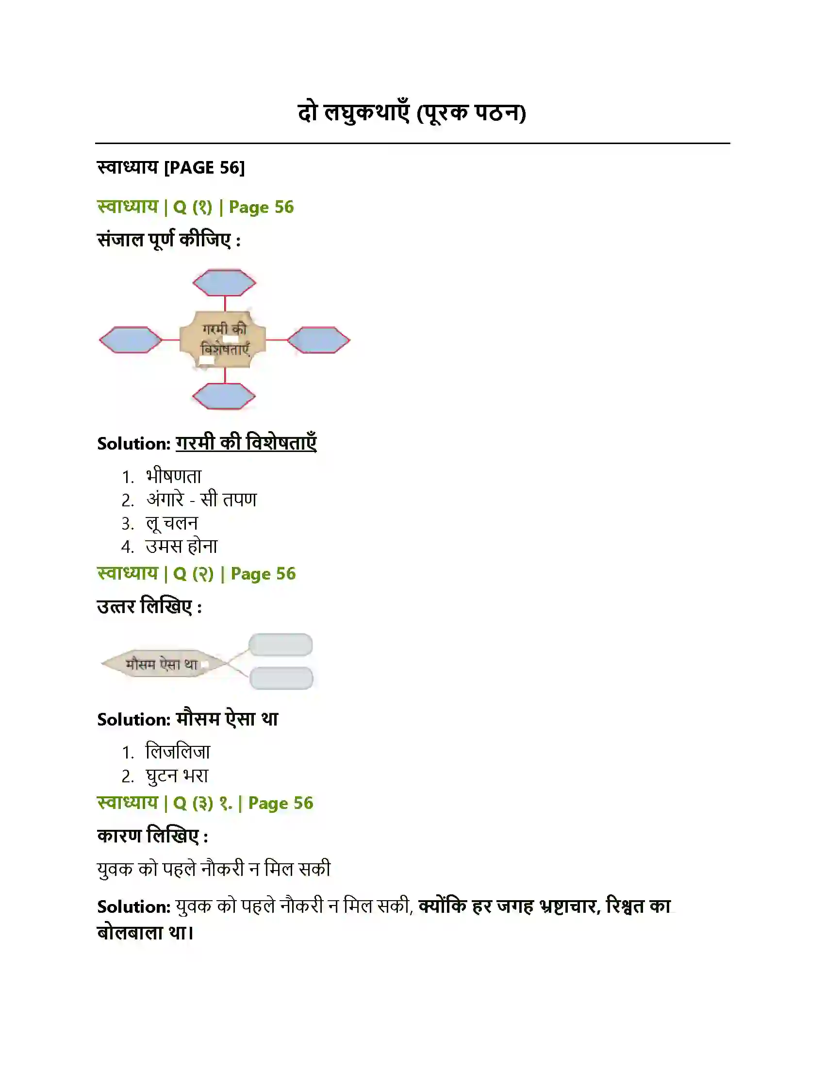 Maharashtra Board Class 10th Lokbharati दो लघुकथाएँ (पूरक पठन) Solution 1