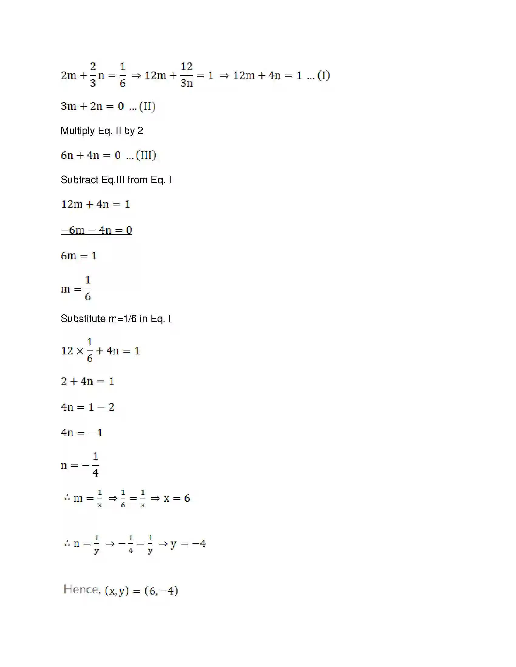 Maharashtra Board Class 10th Mathematics Part-I - English Medium Linear Equations in Two Variables Solution 52