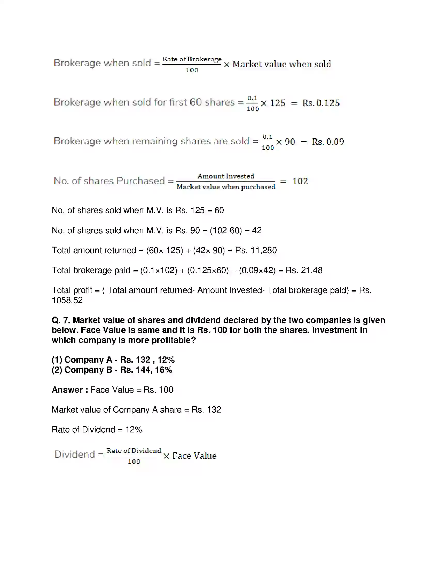 Maharashtra Board Class 10th Mathematics Part-I - English Medium Financial Planning Solution 38